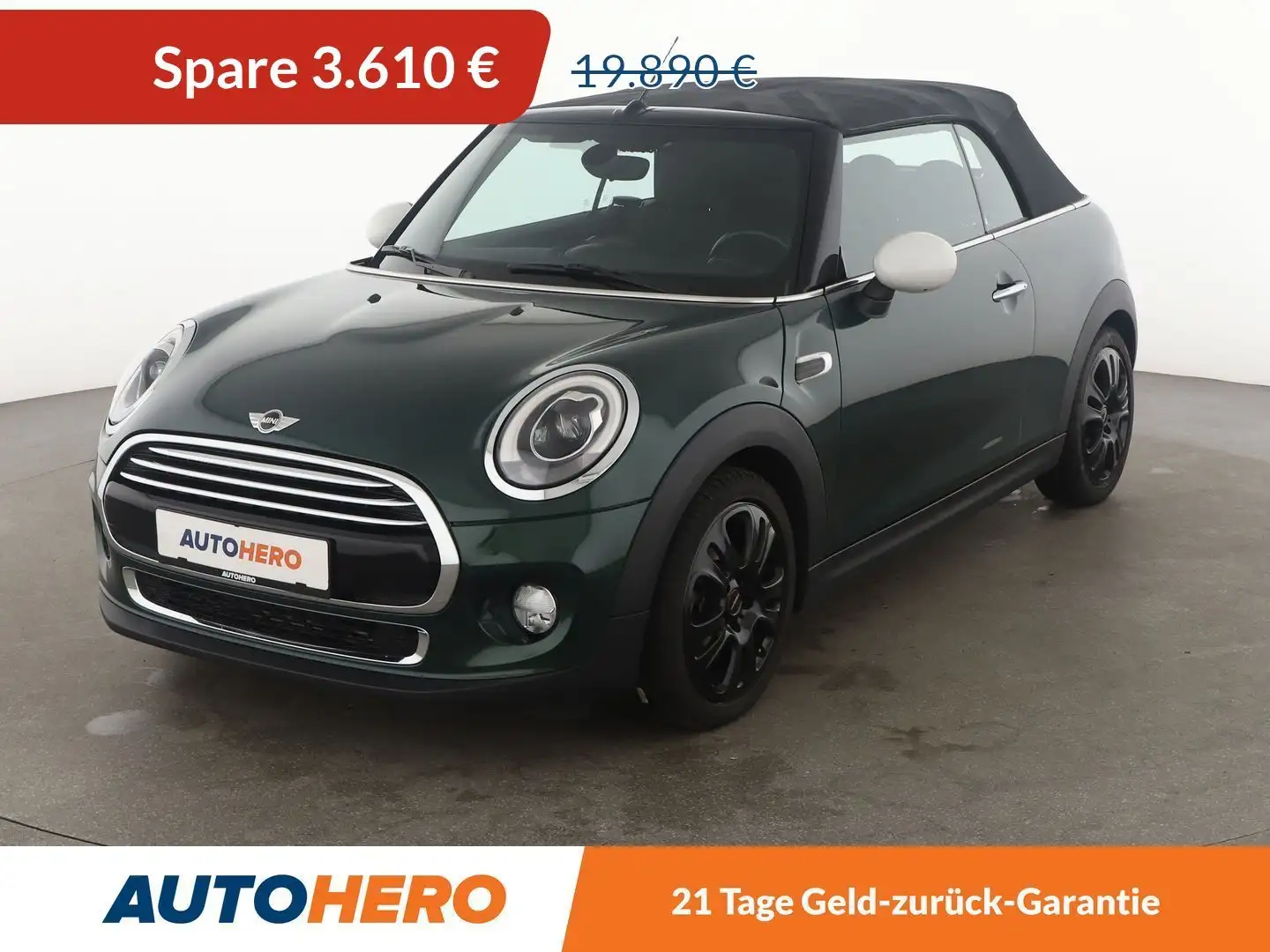 MINI Cooper Cabrio Cooper*NAVI*TEMPO*PDC*SHZ*ALU*KLIMA* Grün - 1