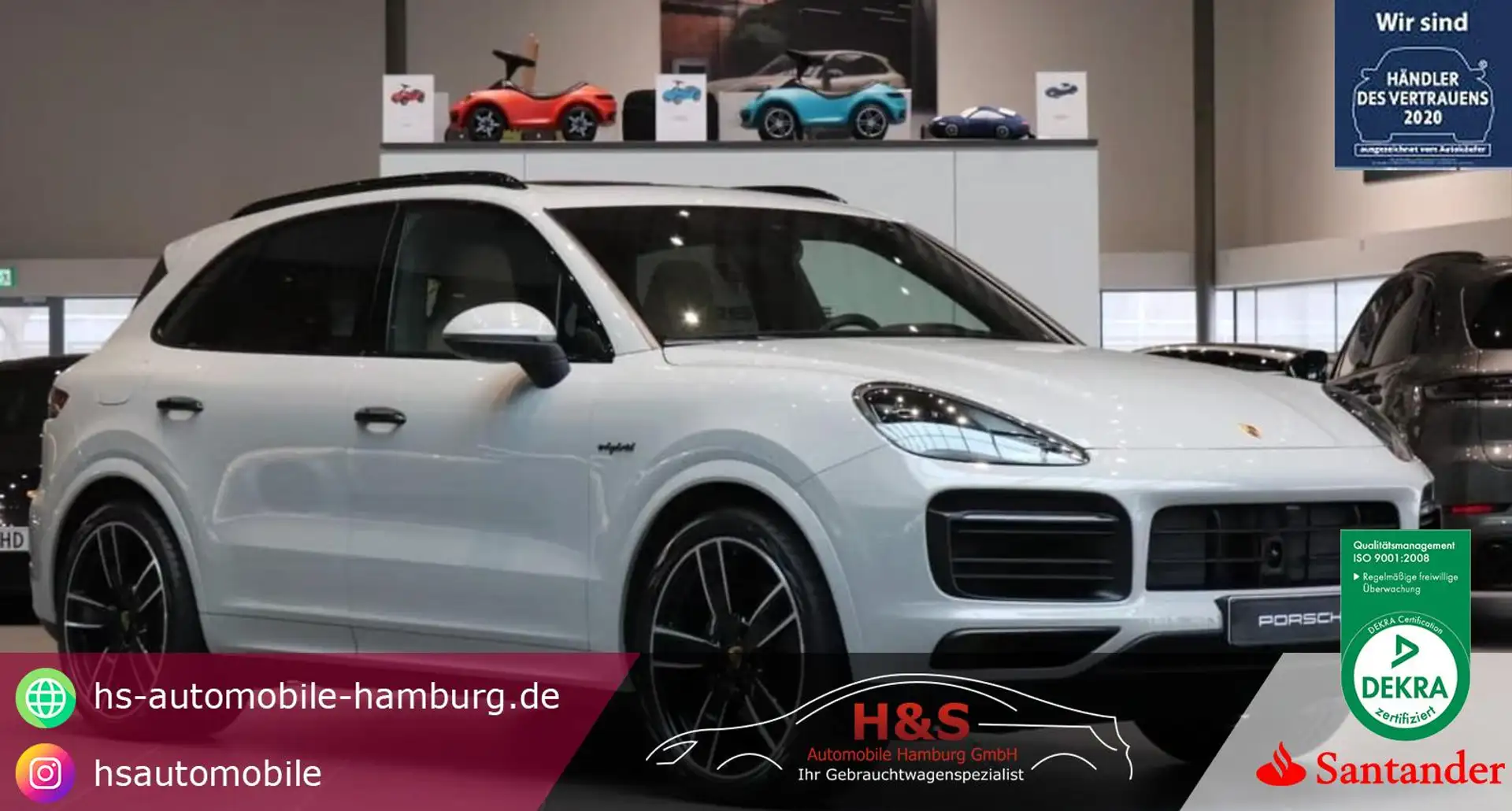 Porsche Cayenne E-Hybrid Platinum Edition Blanco - 1