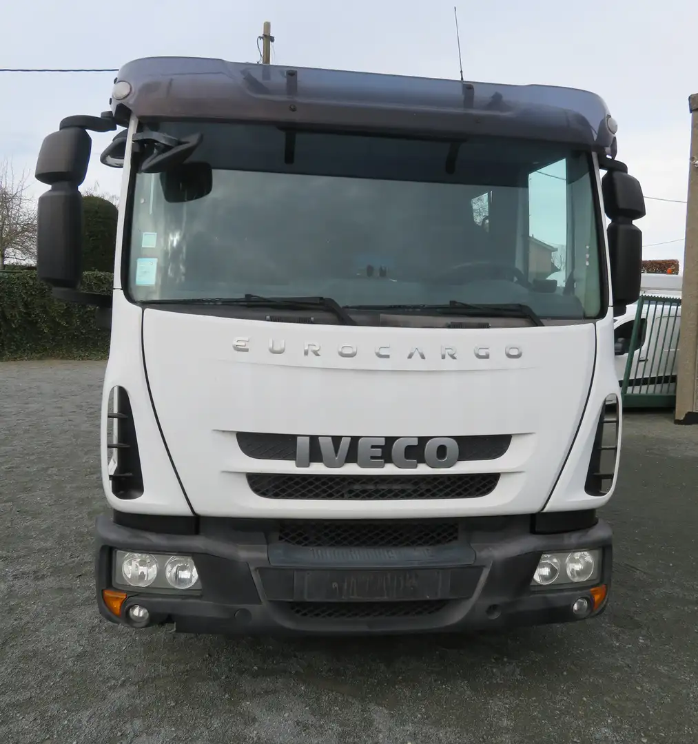Trucks-Lkw Iveco eurocargo ML90E18 - dubbel cabine Alb - 2