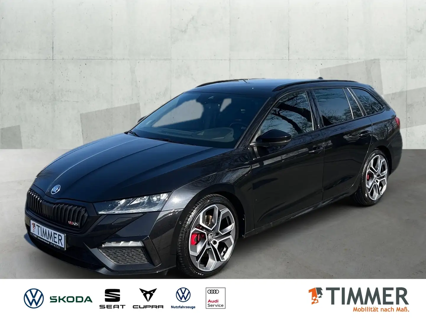 Skoda Octavia Combi 2.0 TDI DSG RS *AHK *MATRIX *RKAM *HuD *NAV Černá - 1