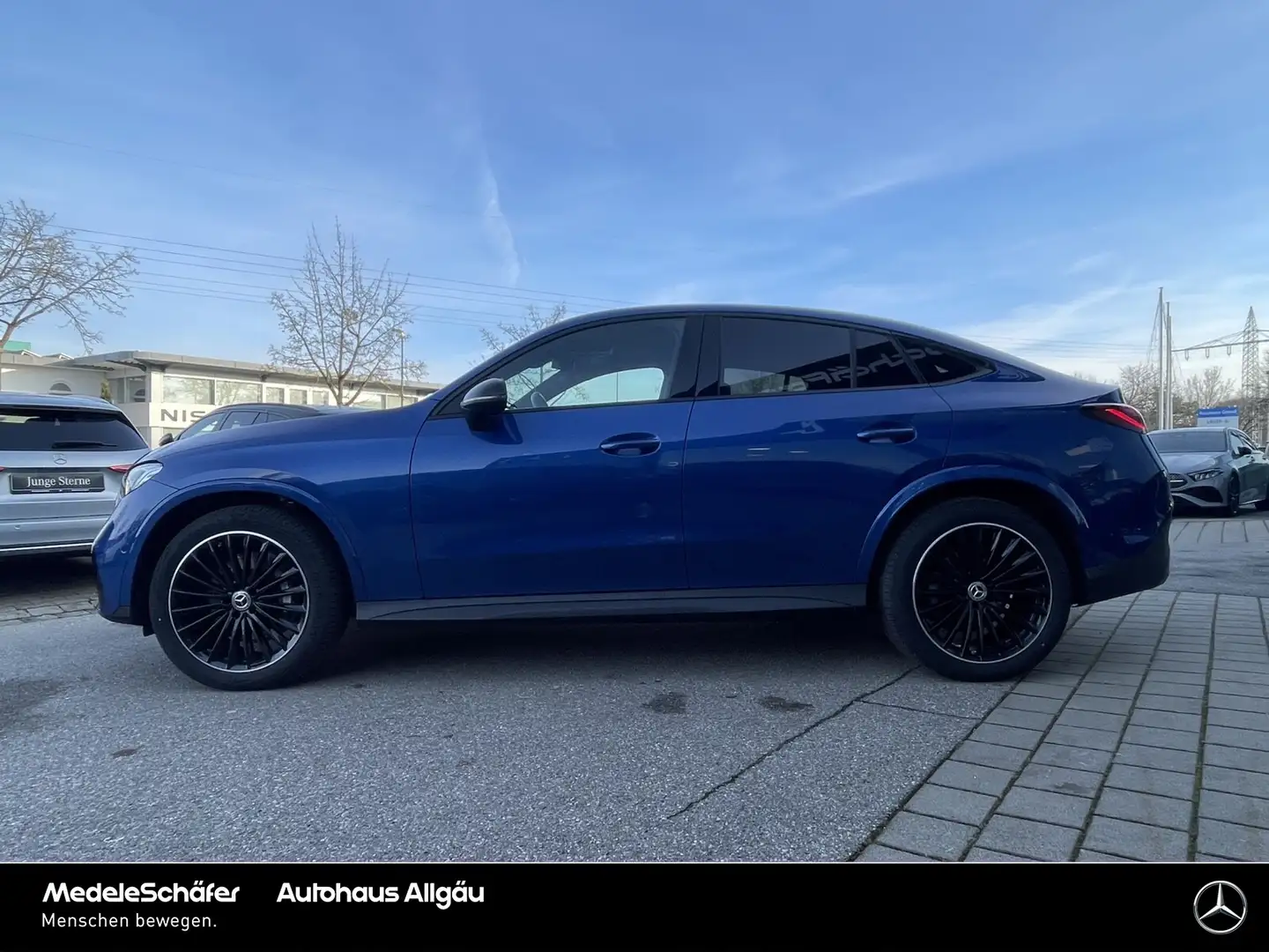 Mercedes-Benz GLC 200 GLC 200 4MATIC Coupé AMG Night AHK LED KAM EasyP Blau - 2