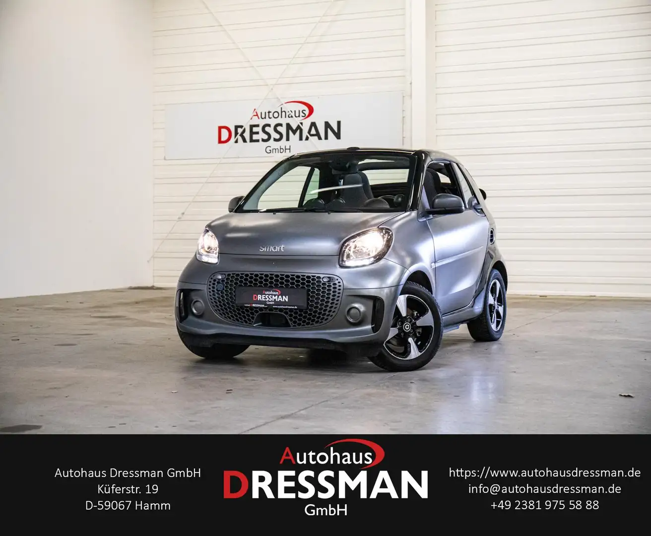 smart forTwo Cabrio Electric Drive Passion LED KAMERA Schwarz - 1