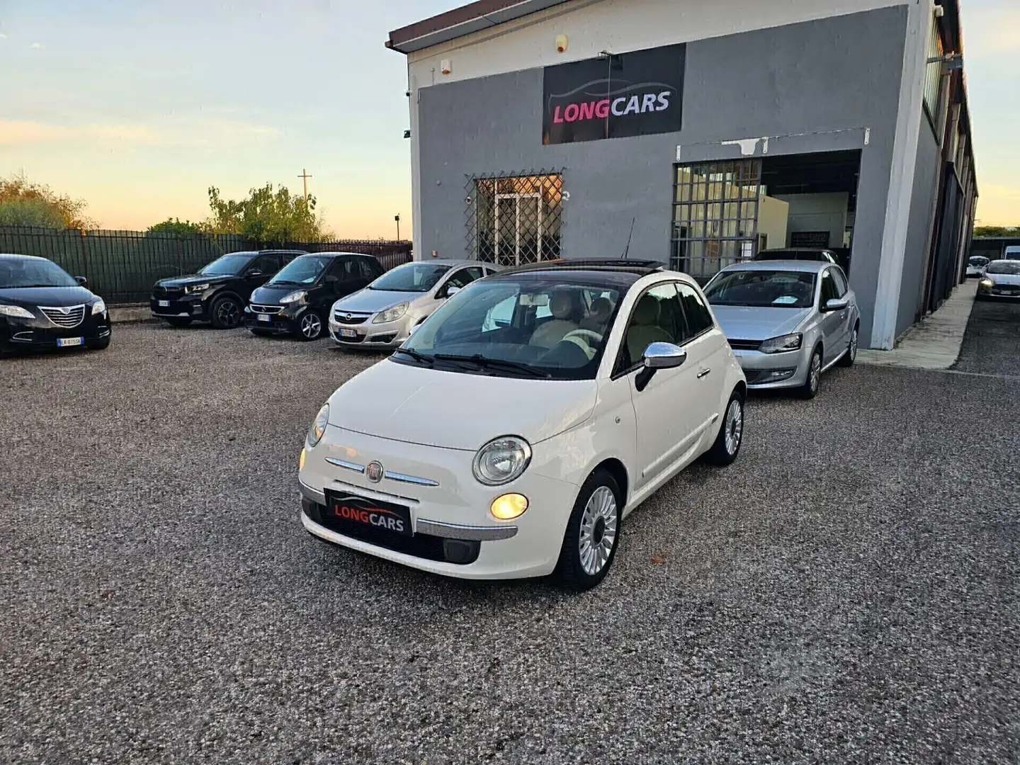 Fiat 500 500 1.2 Lounge Neopatentati *Tetto apribile* Bianco - 1