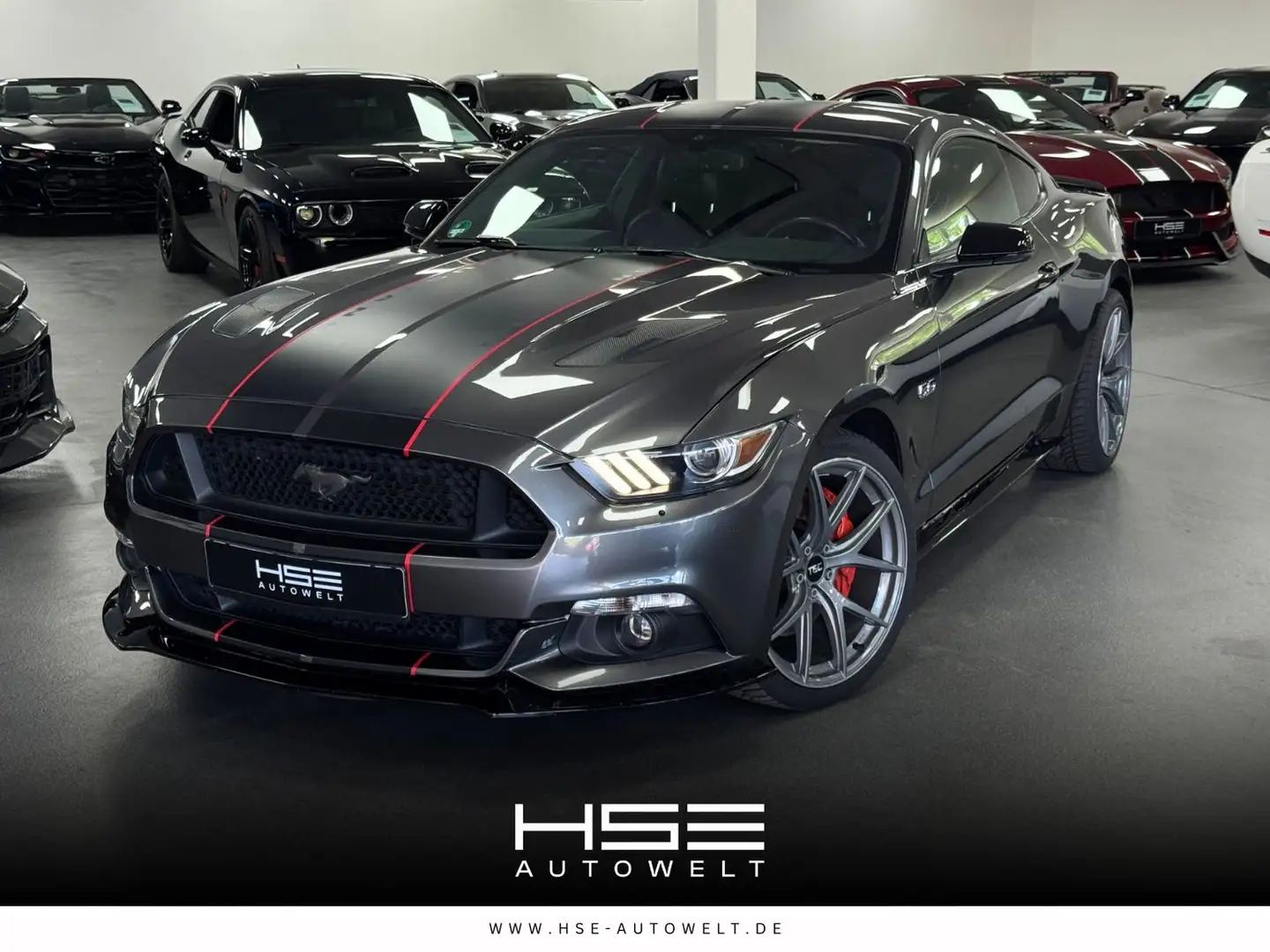Ford Mustang GT 5,0l V8 *LEDER / AUTOMATIK* Negro - 1