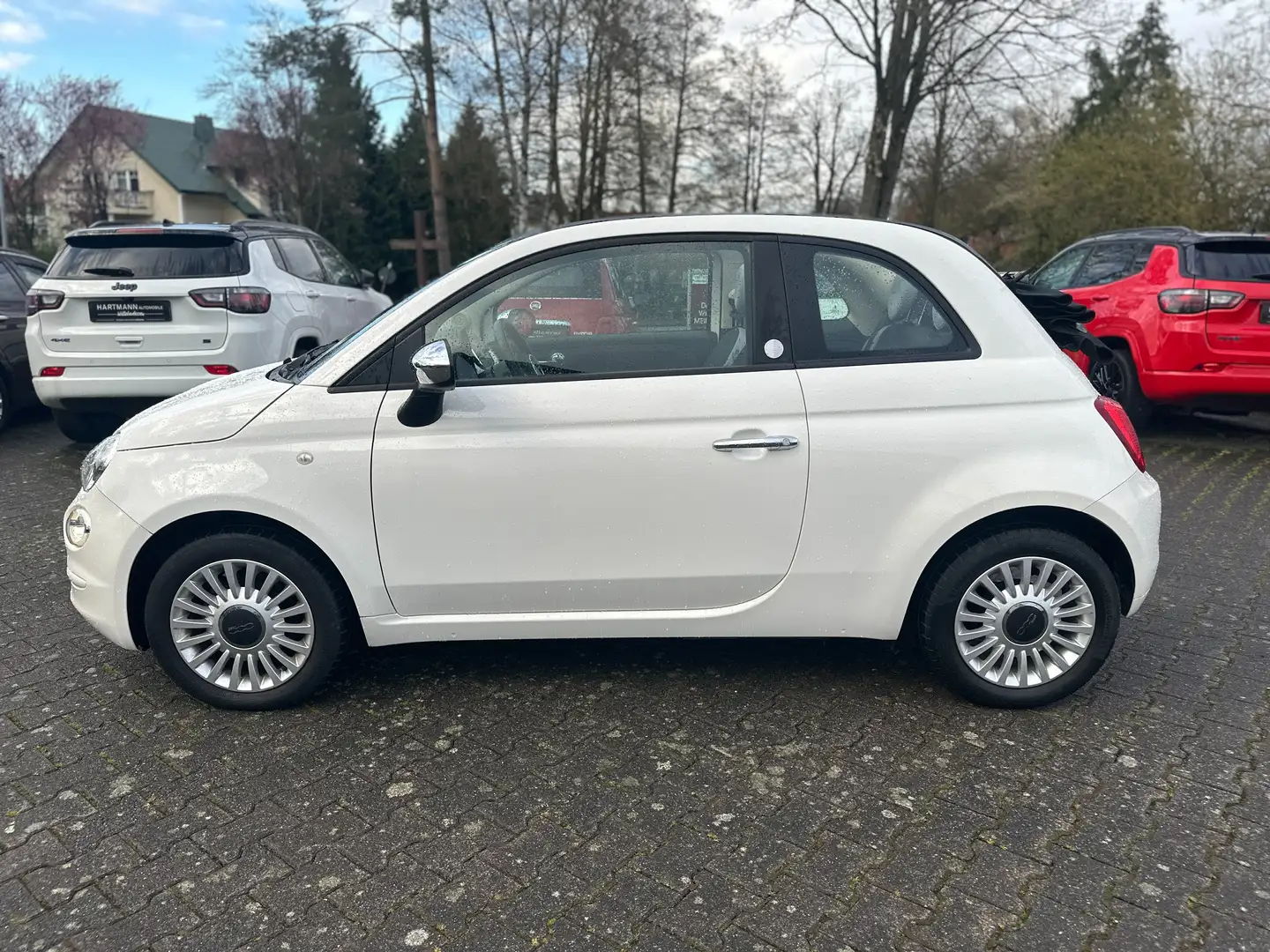 Fiat 500C Anniversario 86PS süßes Cabrio/toller Motor! Biały - 2