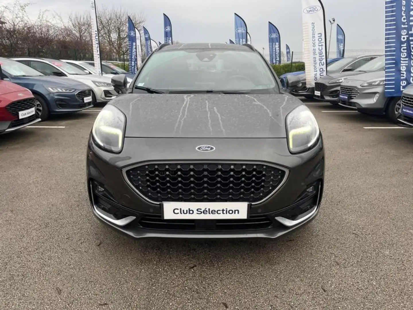 Ford Puma 1.0 EcoBoost 125ch mHEV ST-Line Vignale 6cv Gris - 2