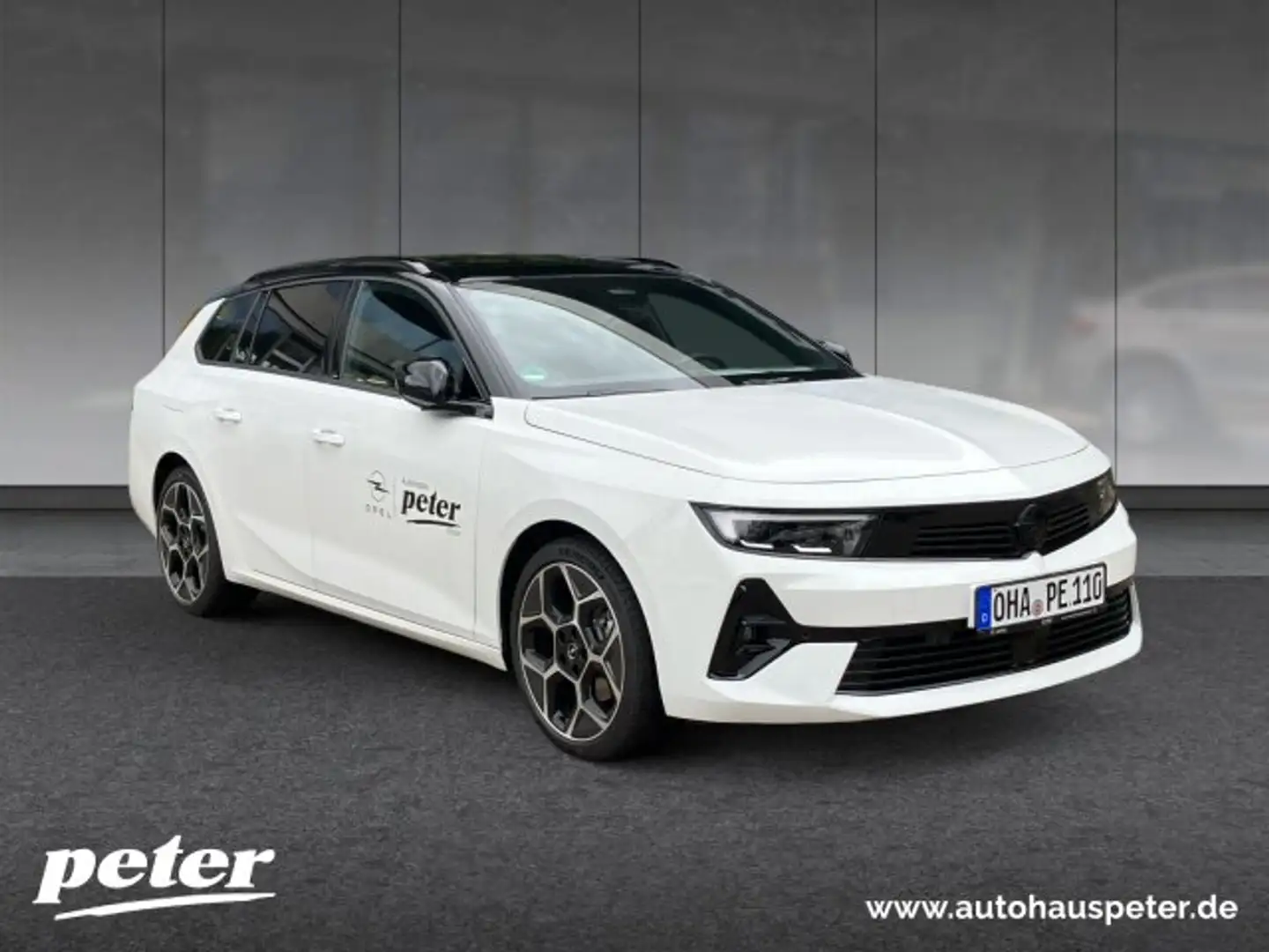 Opel Astra Astra ST GS 1.2 Schiebedach Adapt. Tempomat Navi Weiß - 2