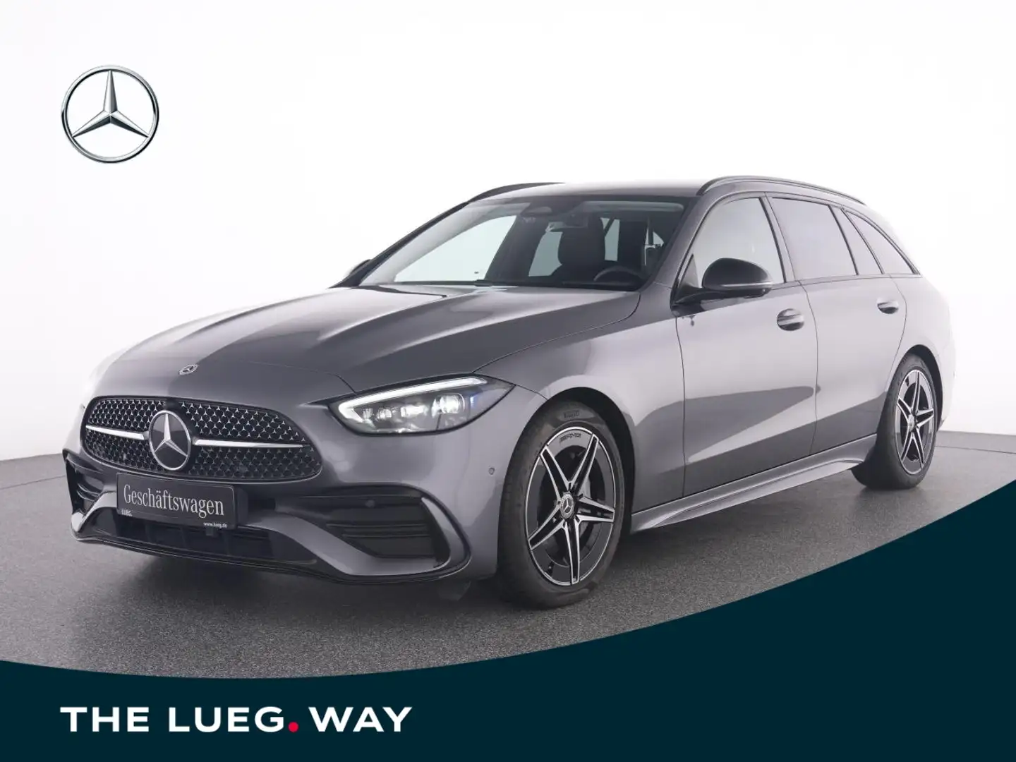 Mercedes-Benz C 200 d T AMG+NIGHT+AHK+DIG.LIGHT+EDW+TOTW.+360° Grau - 1