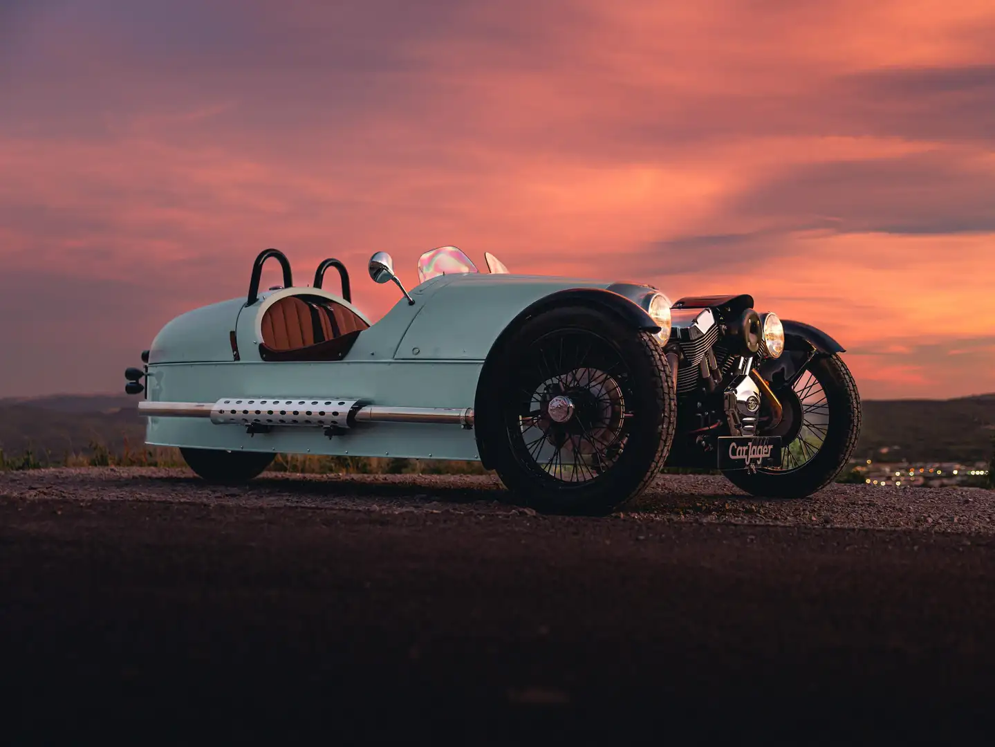 Morgan 3-Wheeler 2015 Blau - 1