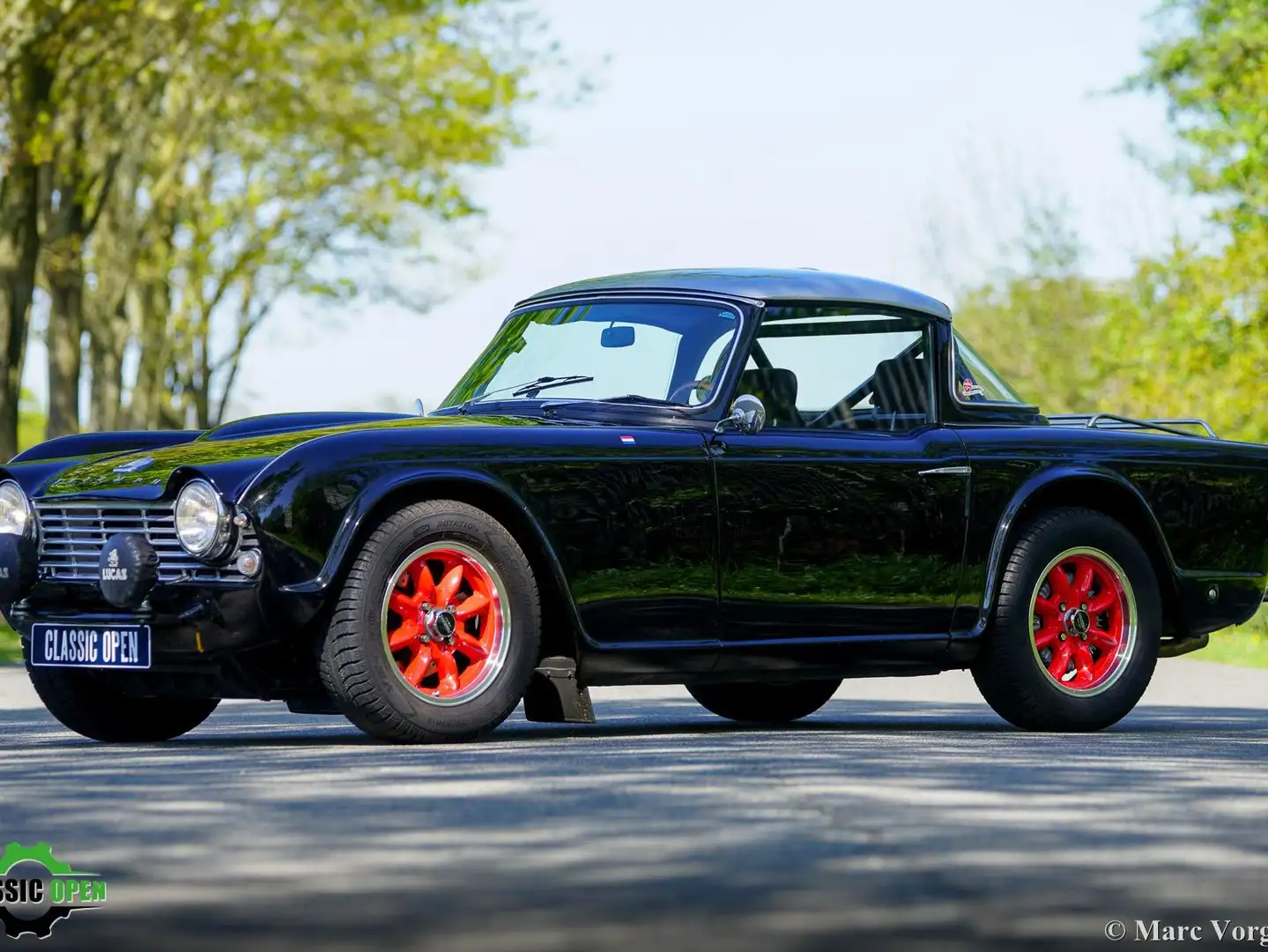 Triumph TR4 Historic Rally Car Schwarz - 1