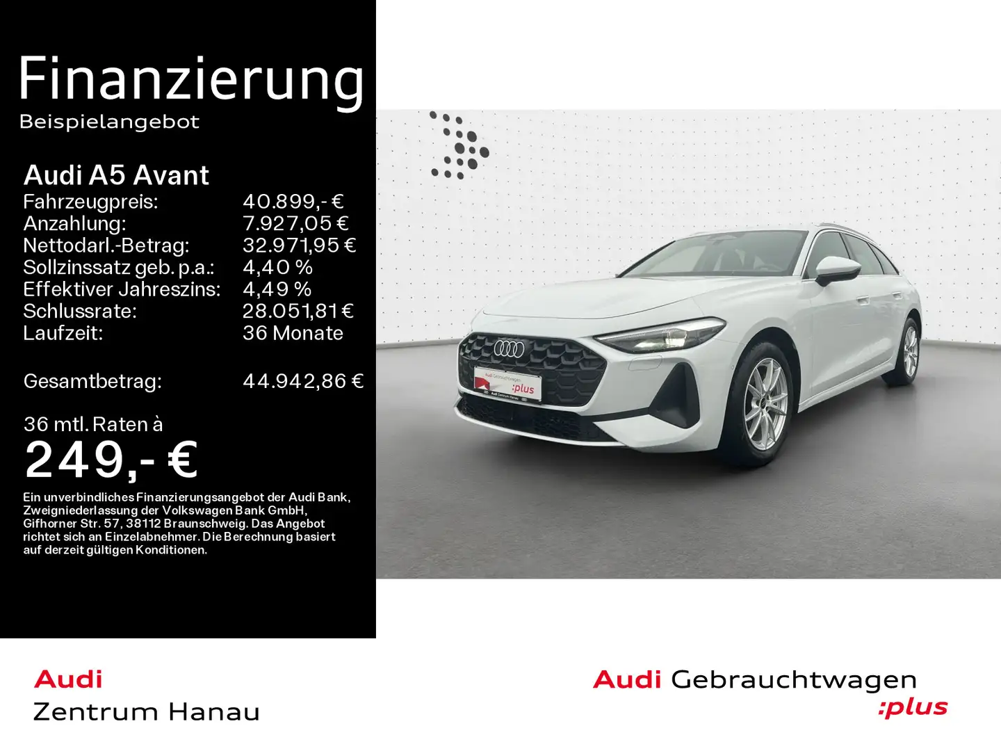 Audi A5 TFSI*NAVI*LED*KAMERA*17ZOLL*SHZ Weiß - 1