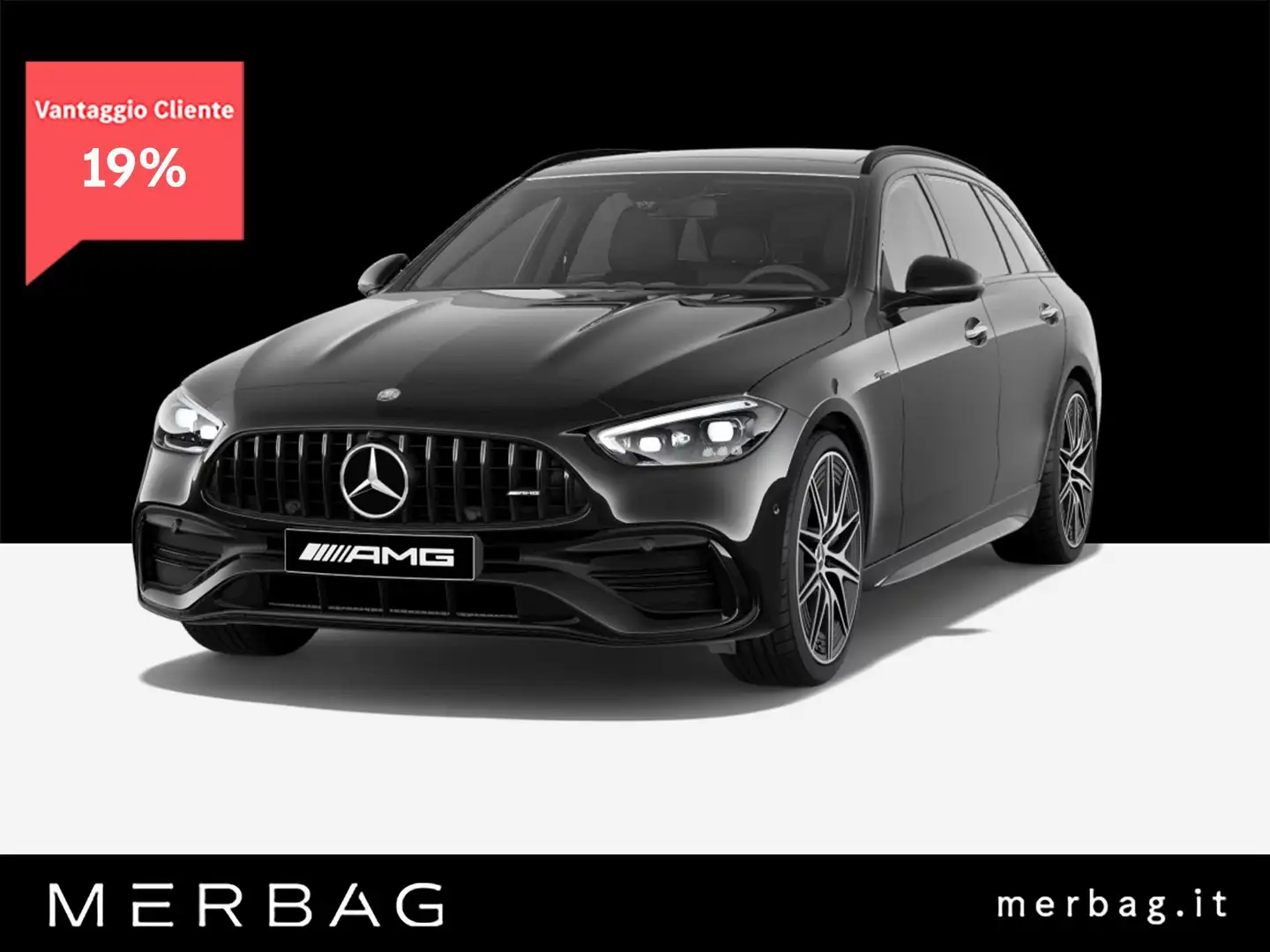 Mercedes-Benz C 43 AMG 4Matic+ Mild hybrid S.W. Premium Schwarz - 1