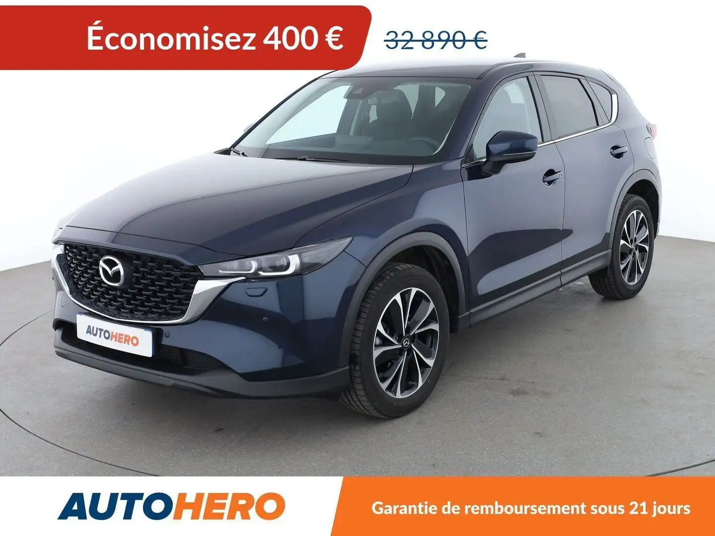 Mazda CX-5 2.2 Skyactiv-D Dynamique 4x2 BVA6 Bleu - 1
