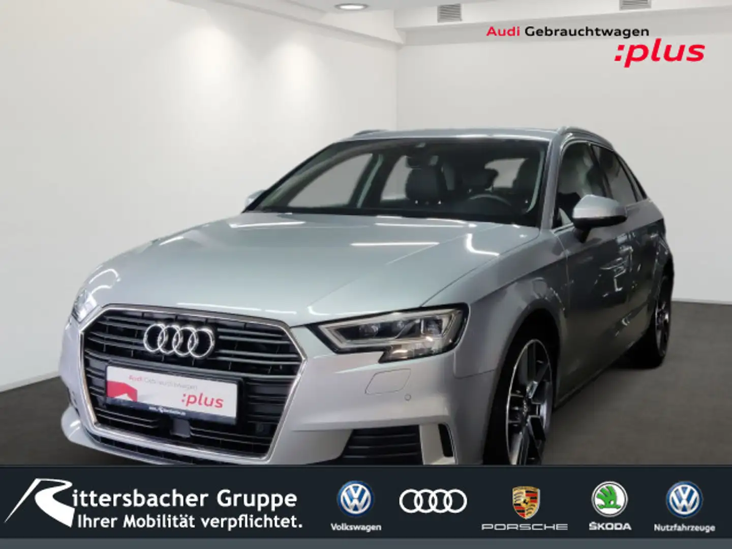 Audi A3 sport 2,0 TDI Navi LED AssistenzPak Ezüst - 1