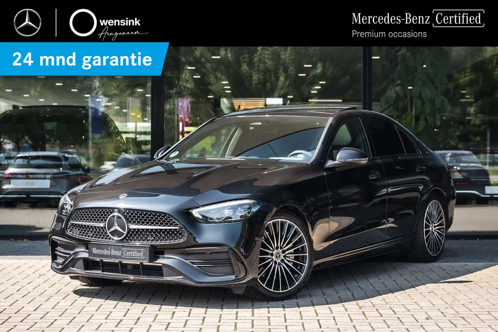 Mercedes-Benz C 180 AMG Line | Achteruitrijcamera | Panoramaschuifdak Noir - 1