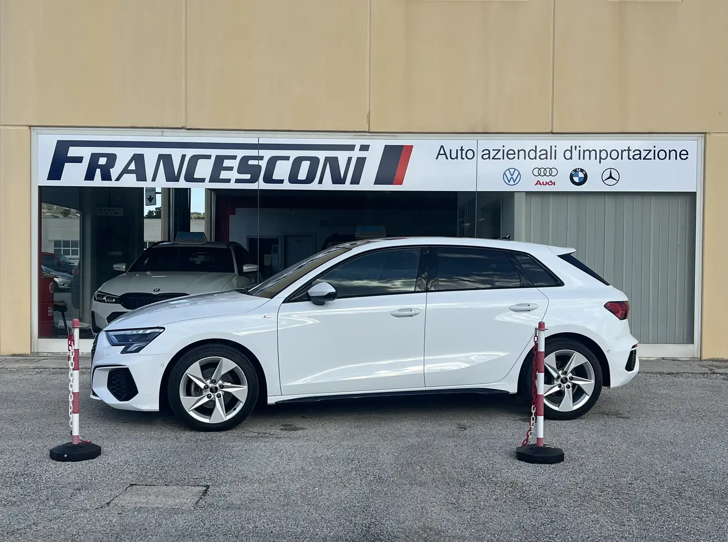 Audi A3 A3 Sportback 30 2.0 tdi S line Interno/Esterno Weiß - 1