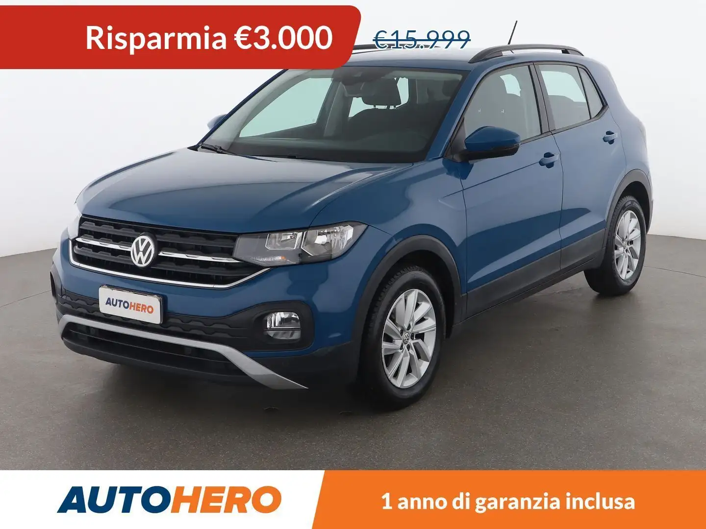 Volkswagen T-Cross 1.0 TSI Style 115 CV Bleu - 1