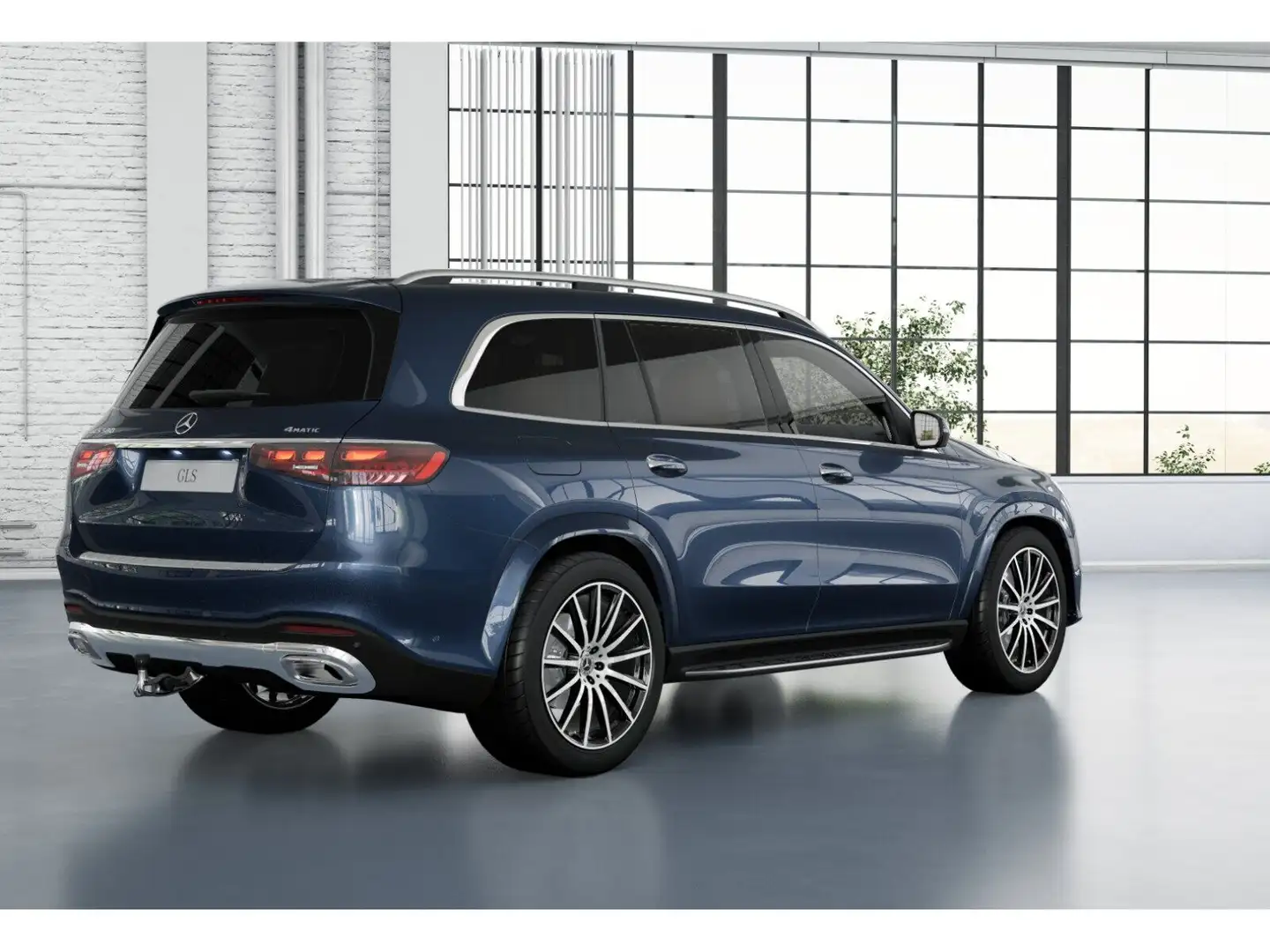 Mercedes-Benz GLS 580 4M AMG Premium+ Standh. AHK Airmatic HUD Azul - 2