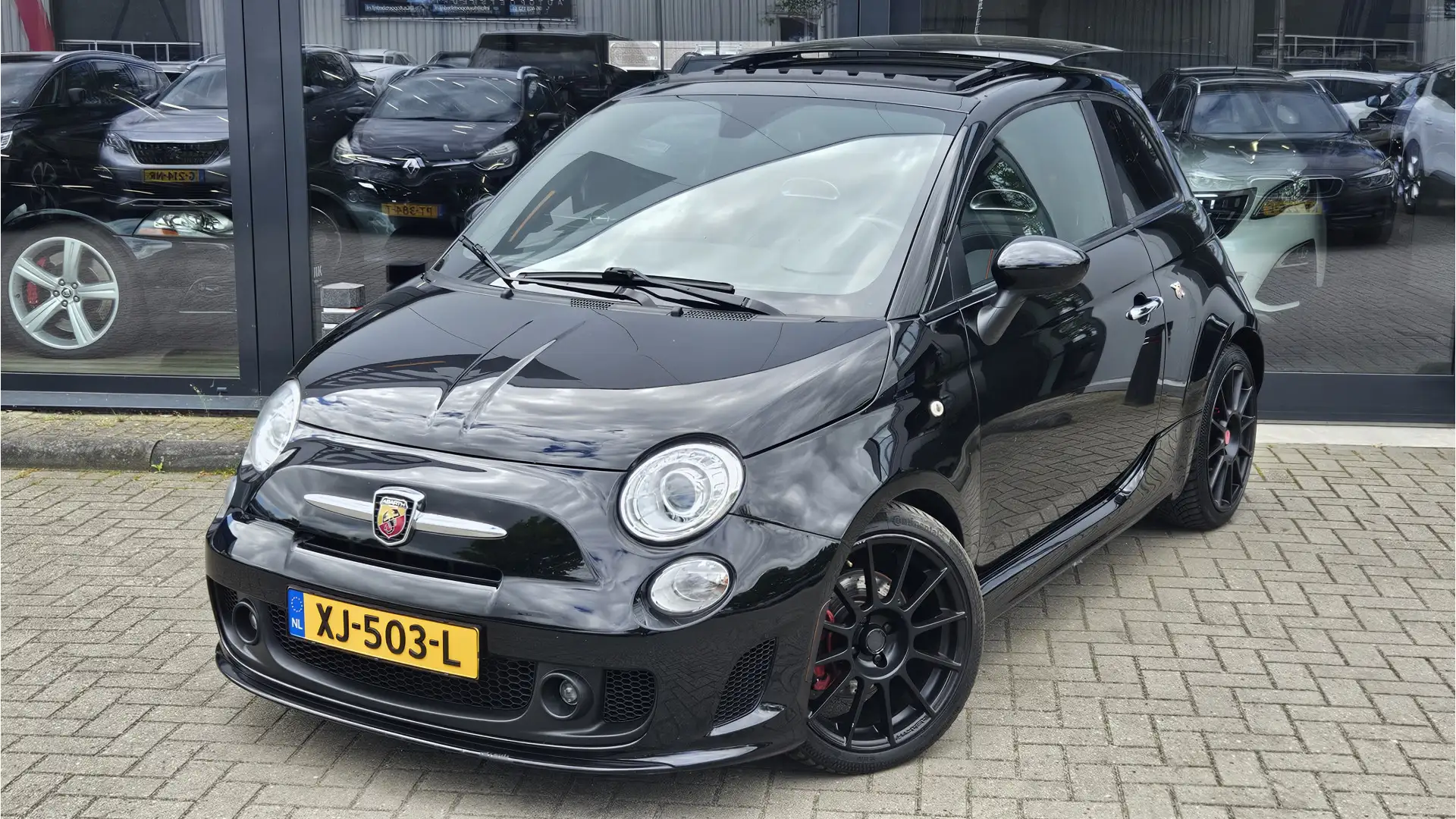 Abarth 500 1.4 T-Jet Abarth Turismo + PANO DAK + VOLLEER + LE Zwart - 2