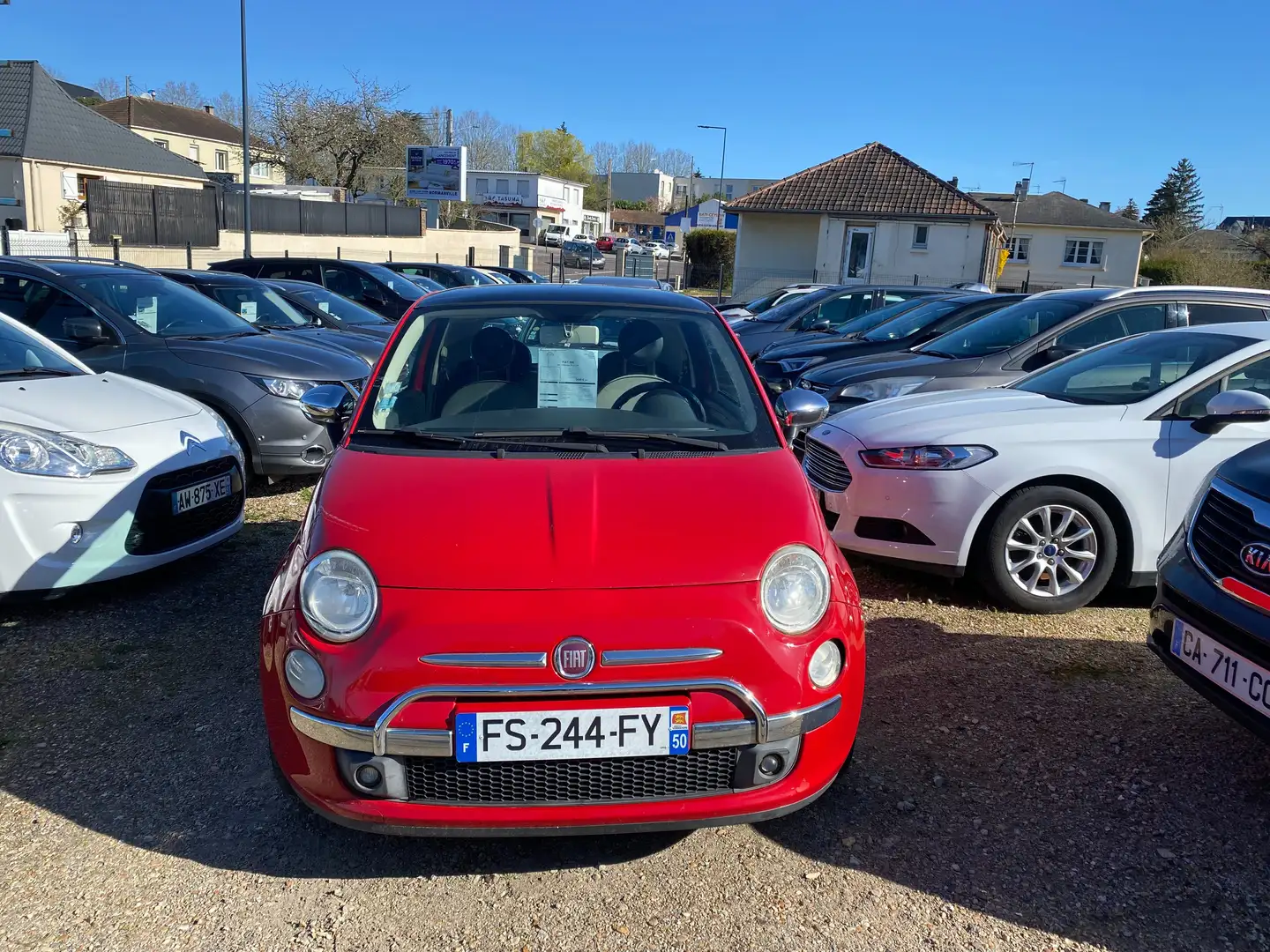 Fiat 500 Pop Rouge - 1