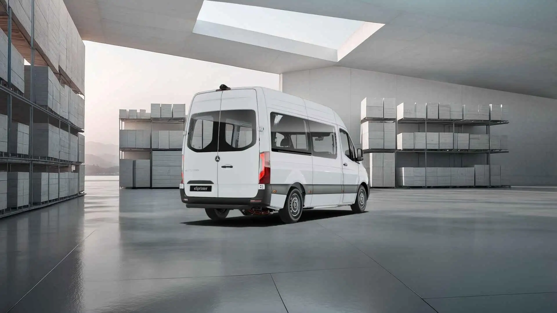 Mercedes-Benz eSprinter 314 GB L2H2 RWD PRO | Rolstoel ombouw Wit - 2