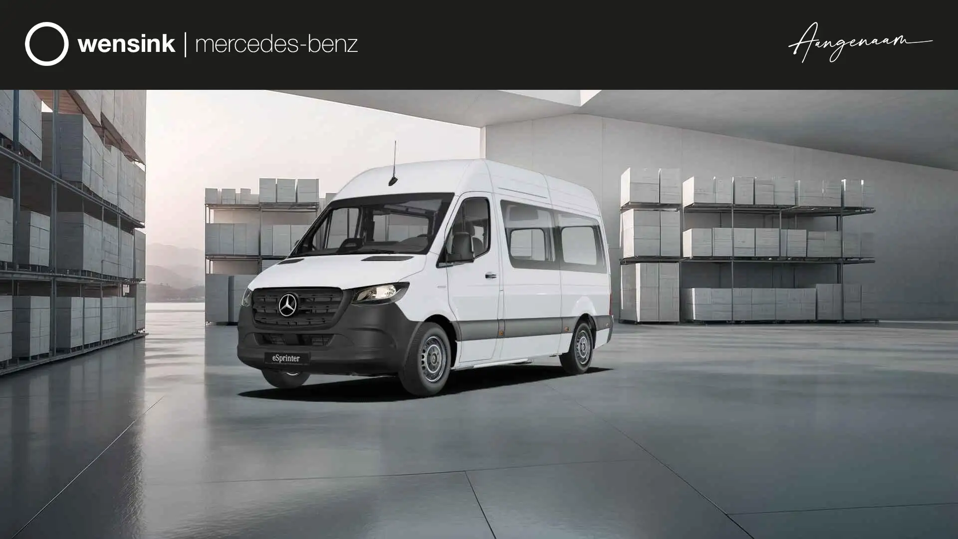 Mercedes-Benz eSprinter 314 GB L2H2 RWD PRO | Rolstoel ombouw Wit - 1