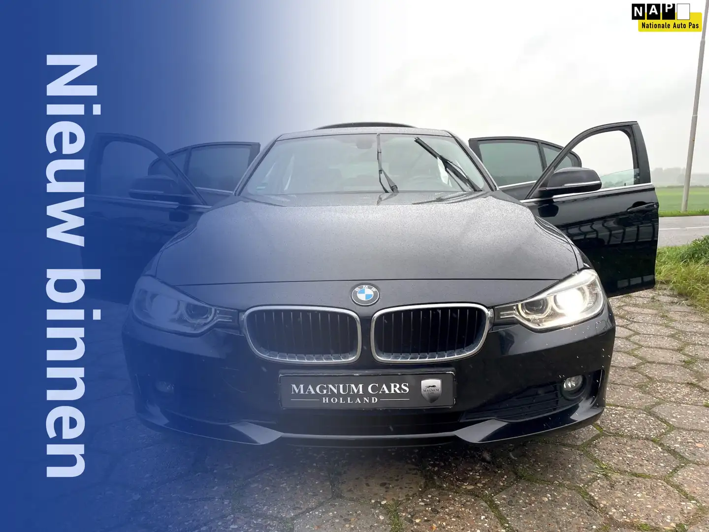 BMW 316 3-serie 316i Executive NAP Automaat Xenon verl, Na Zwart - 1