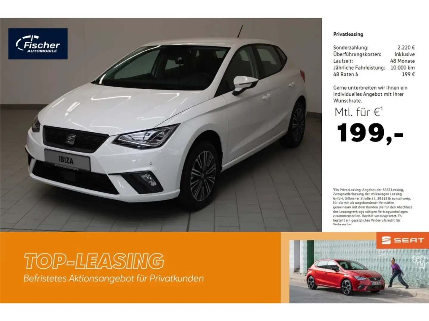 SEAT Ibiza 1.0 TSI Style Edition Weiß - 1