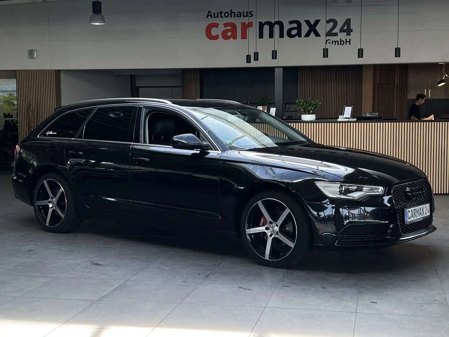 Audi A6 2.0TDI Navi Leder-Alcantara Navi driveselect Noir - 1