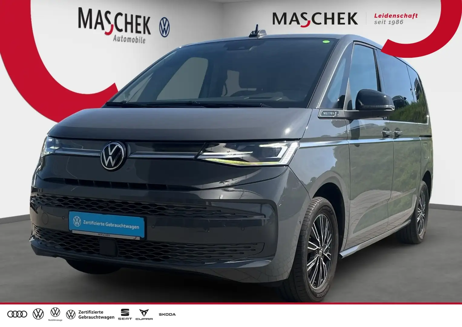 Volkswagen T7 Multivan Style KÜ 2.0 TSI Area ACC HUD Massage Travel Matri Grau - 1
