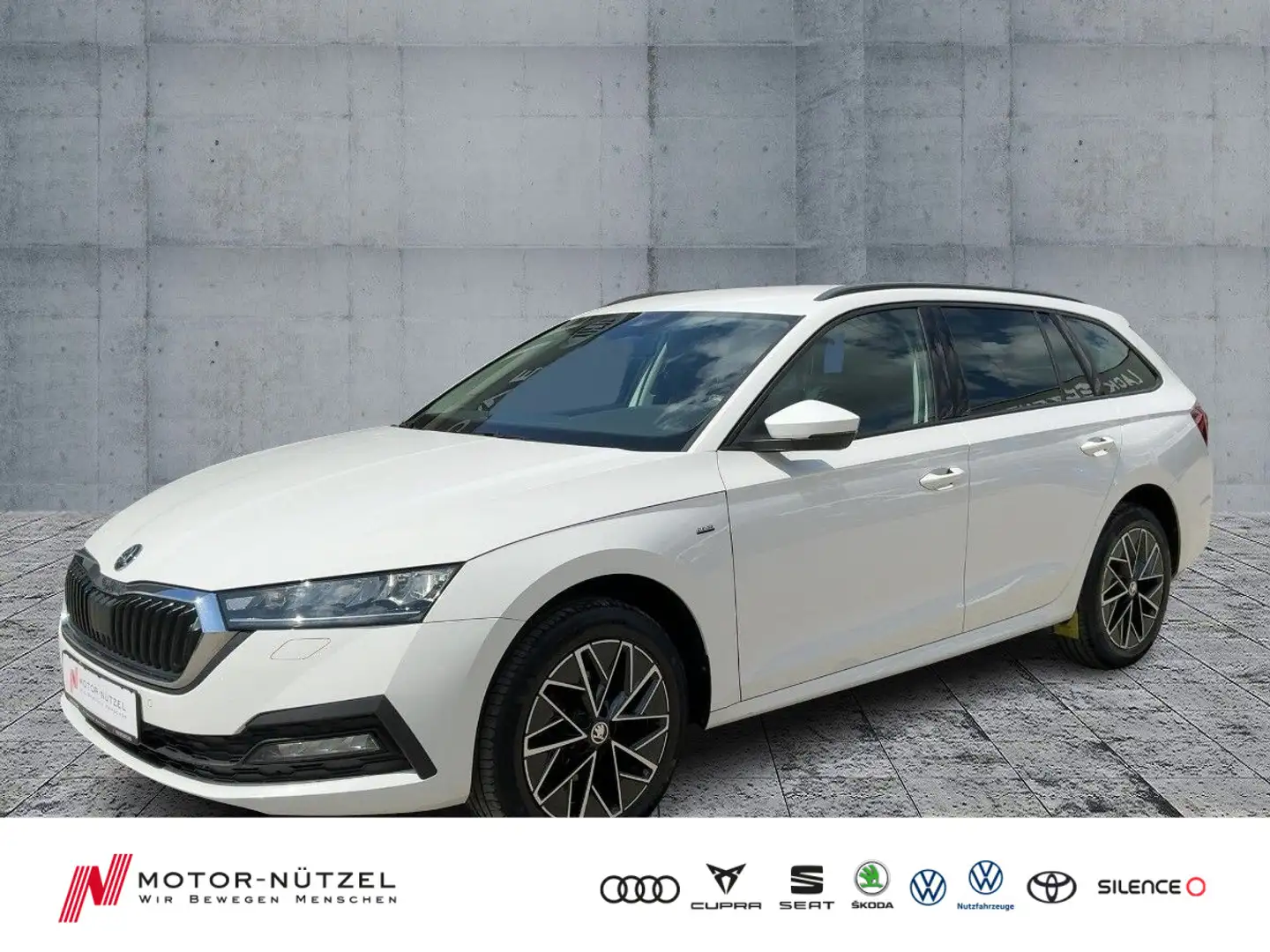 Skoda Octavia Combi 2.0 TDI DSG CLEVER LED+NAV+SHZ+ACC Bianco - 1