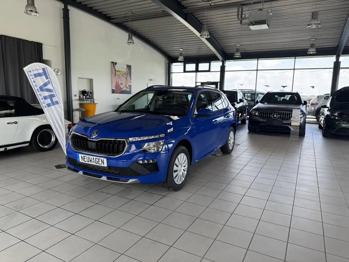 Skoda Kamiq 1,0 l TSI 70KW Selection SHZ|CLIMATRONIC|SMARTLINK Blau - 1