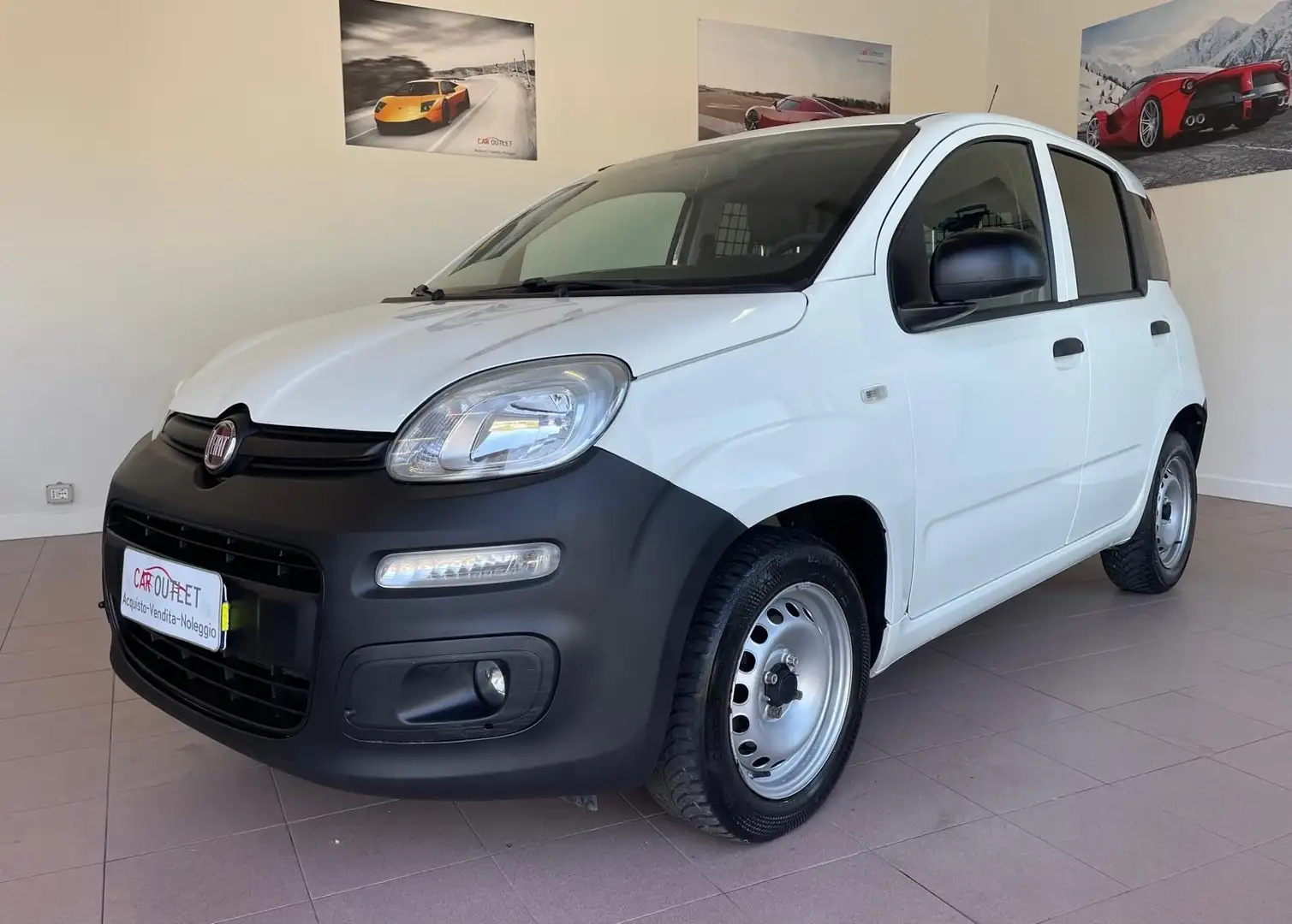 Fiat Panda Panda 1.2 Pop Van 2 posti PRONTA ALL’USO Blanc - 1