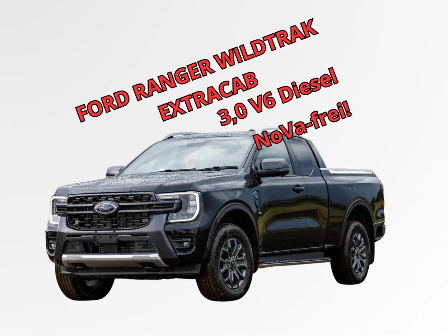 Ford Ranger Ranger Extrakabine Wildtrak e-4WD 3,0 240Ps Die... Schwarz - 1