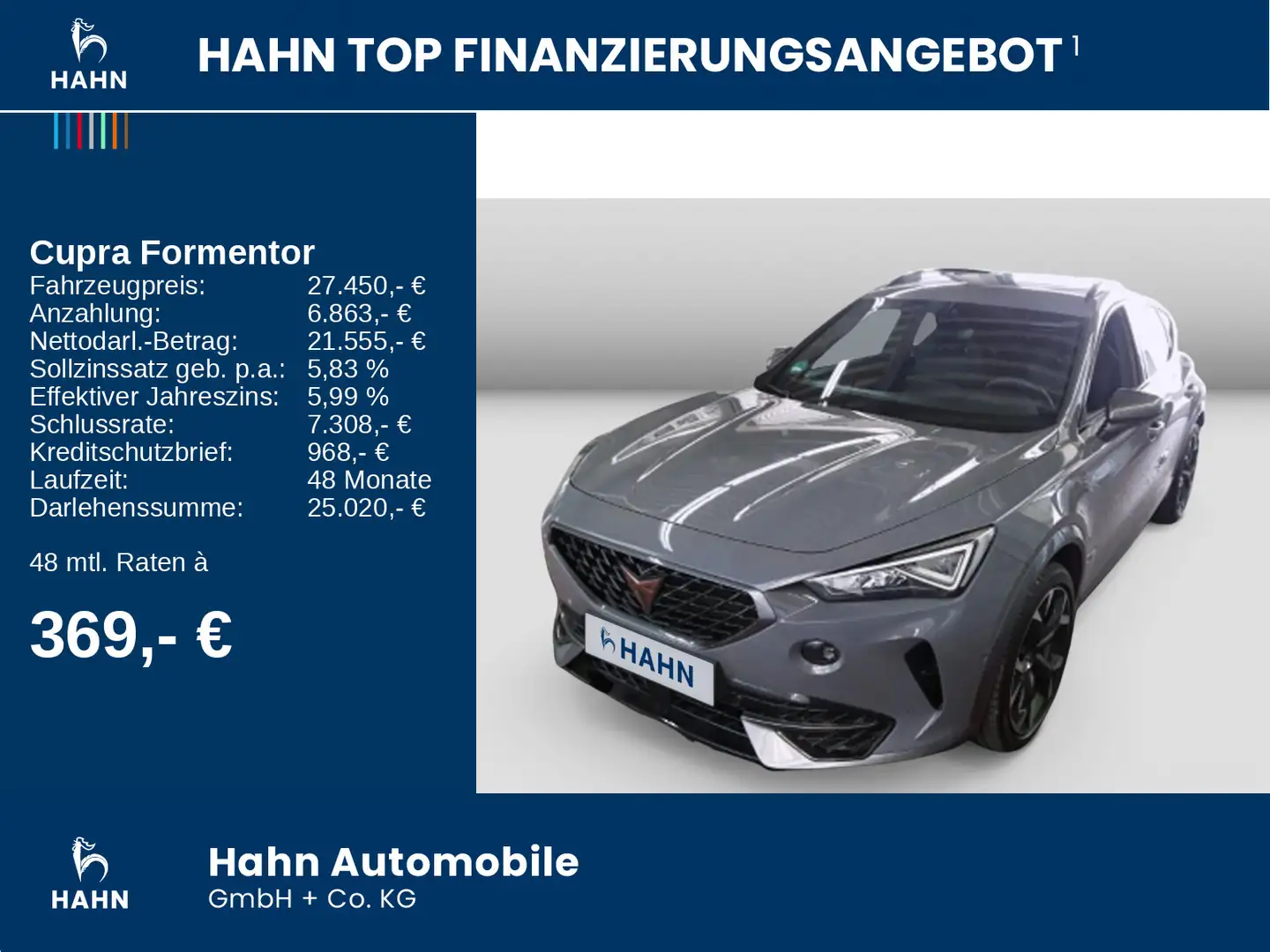 CUPRA Formentor VZ 1.4TSI DSG ACC CAM NAVI SPORTSITZ Grijs - 2