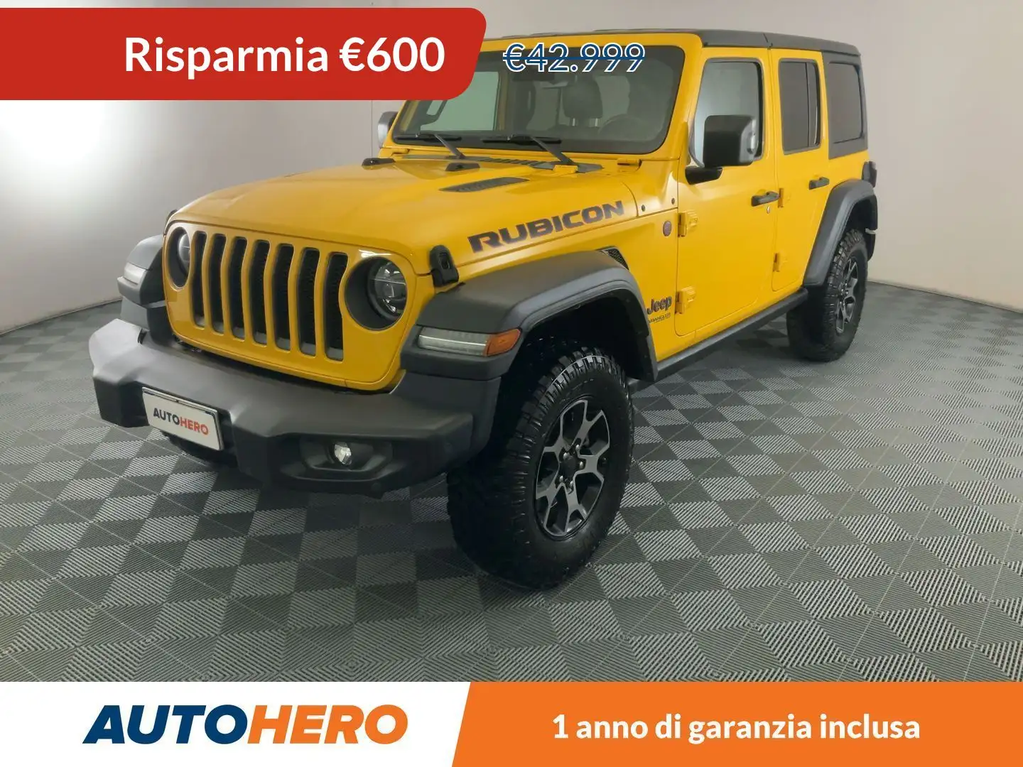 Jeep Wrangler 2.0 TGDi Rubicon Giallo - 1