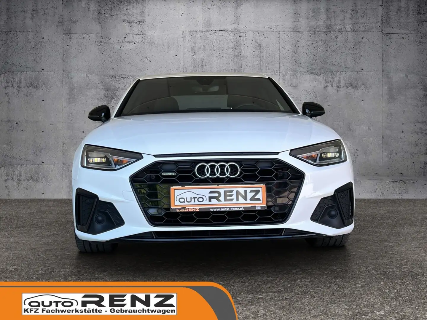 Audi A4 40 TDI quattro S line Weiß - 2