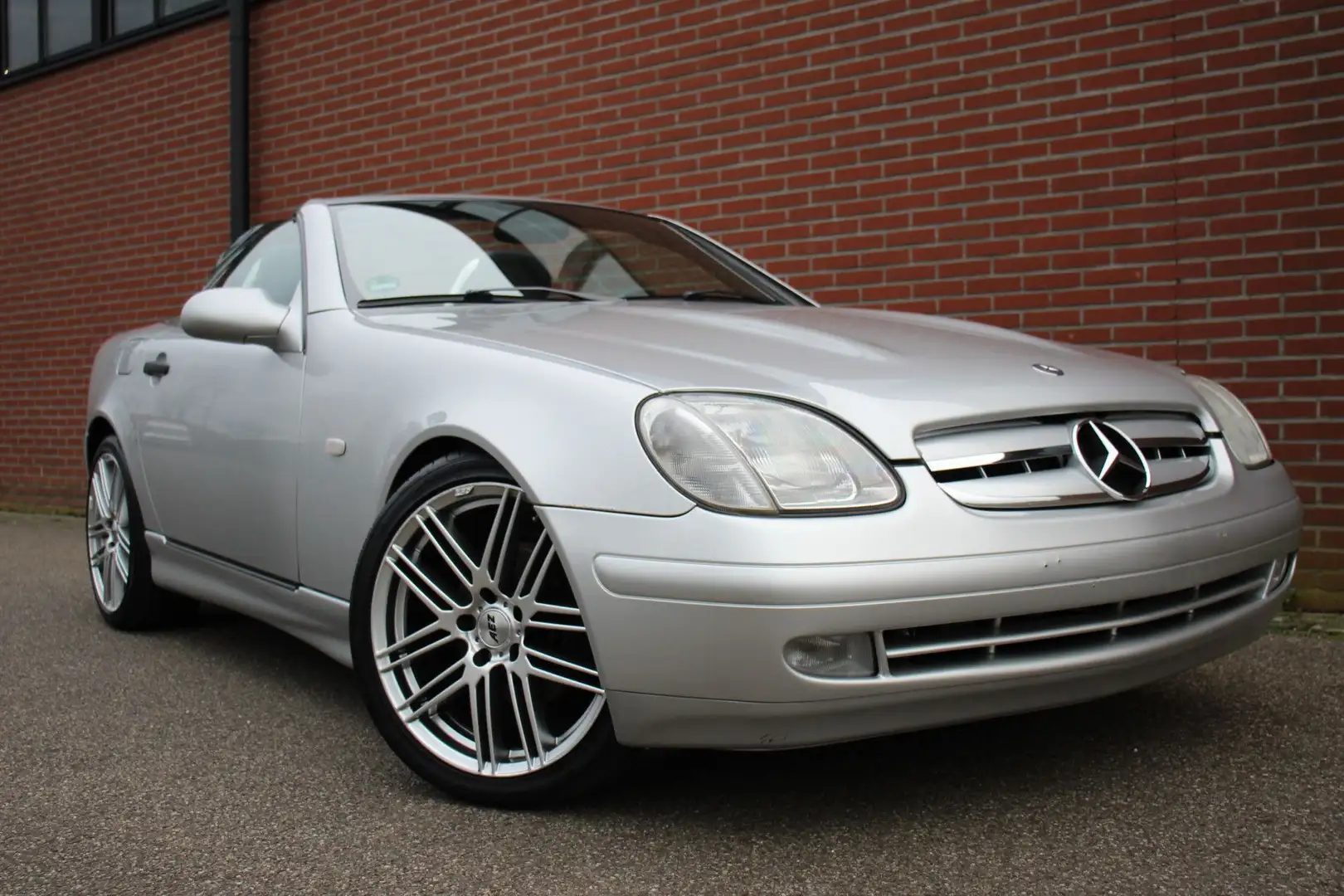 Mercedes-Benz SLK 200 FULL OPTIONS AIRCO NETTE STAAT LEDER! Grigio - 1