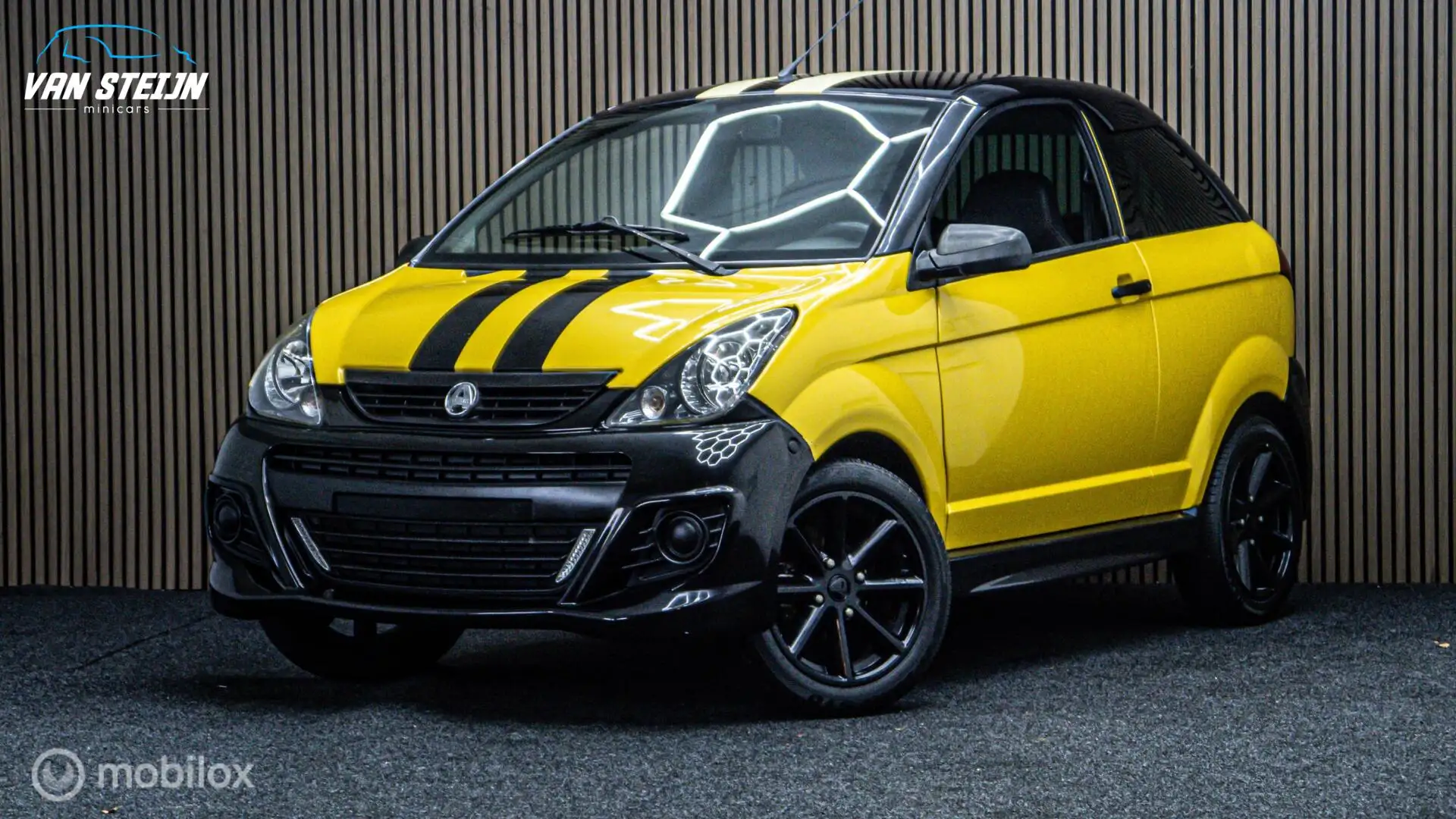 Aixam GTI Brommobiel Coupé Geel | 16dkm Gelb - 2