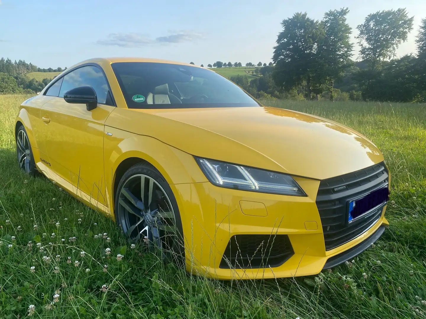 Audi TT 2.0 TFSI quattro S-Line S-Tronic Sárga - 1