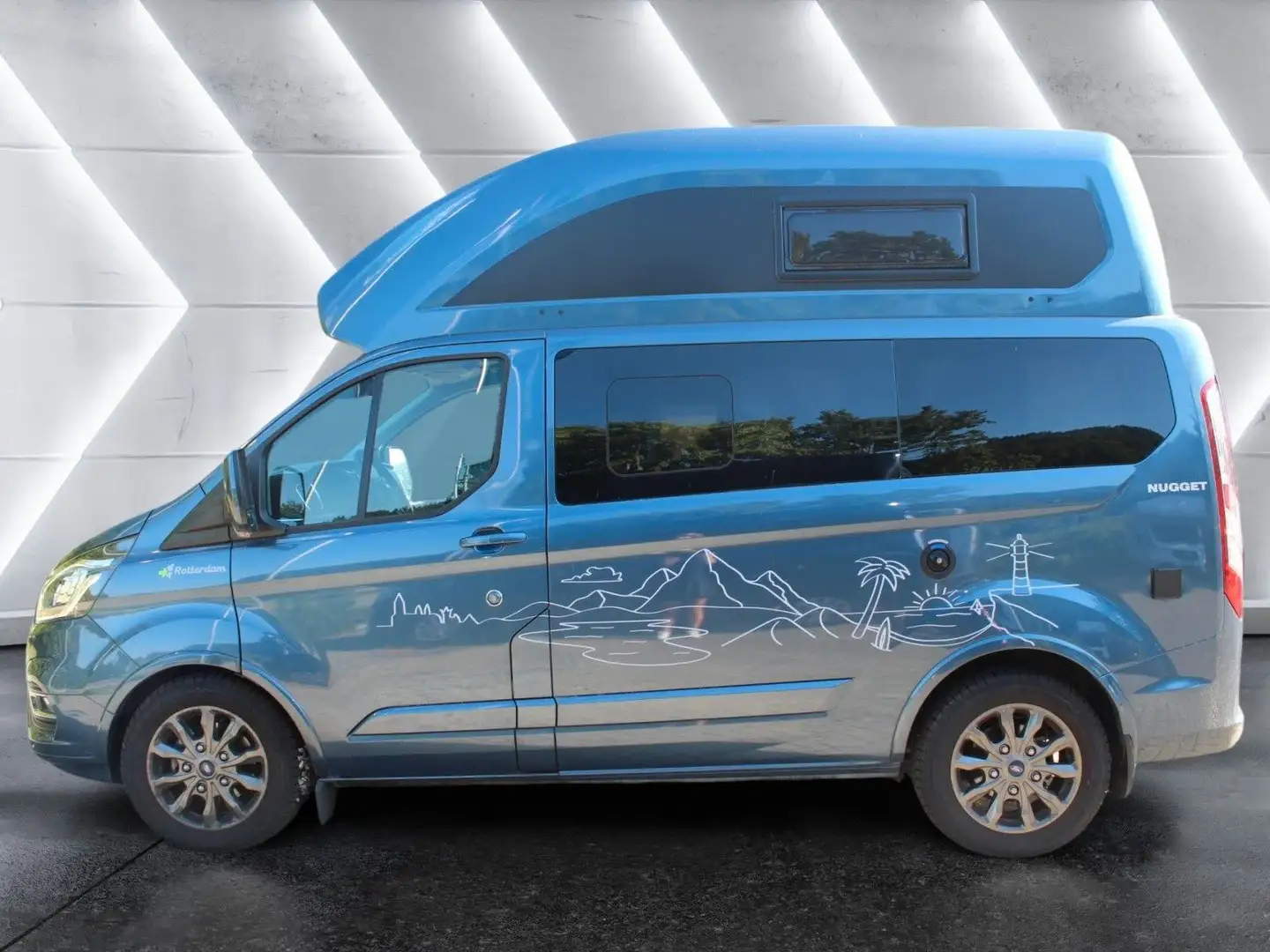 Ford Nugget Limited Hochdach Blau - 2