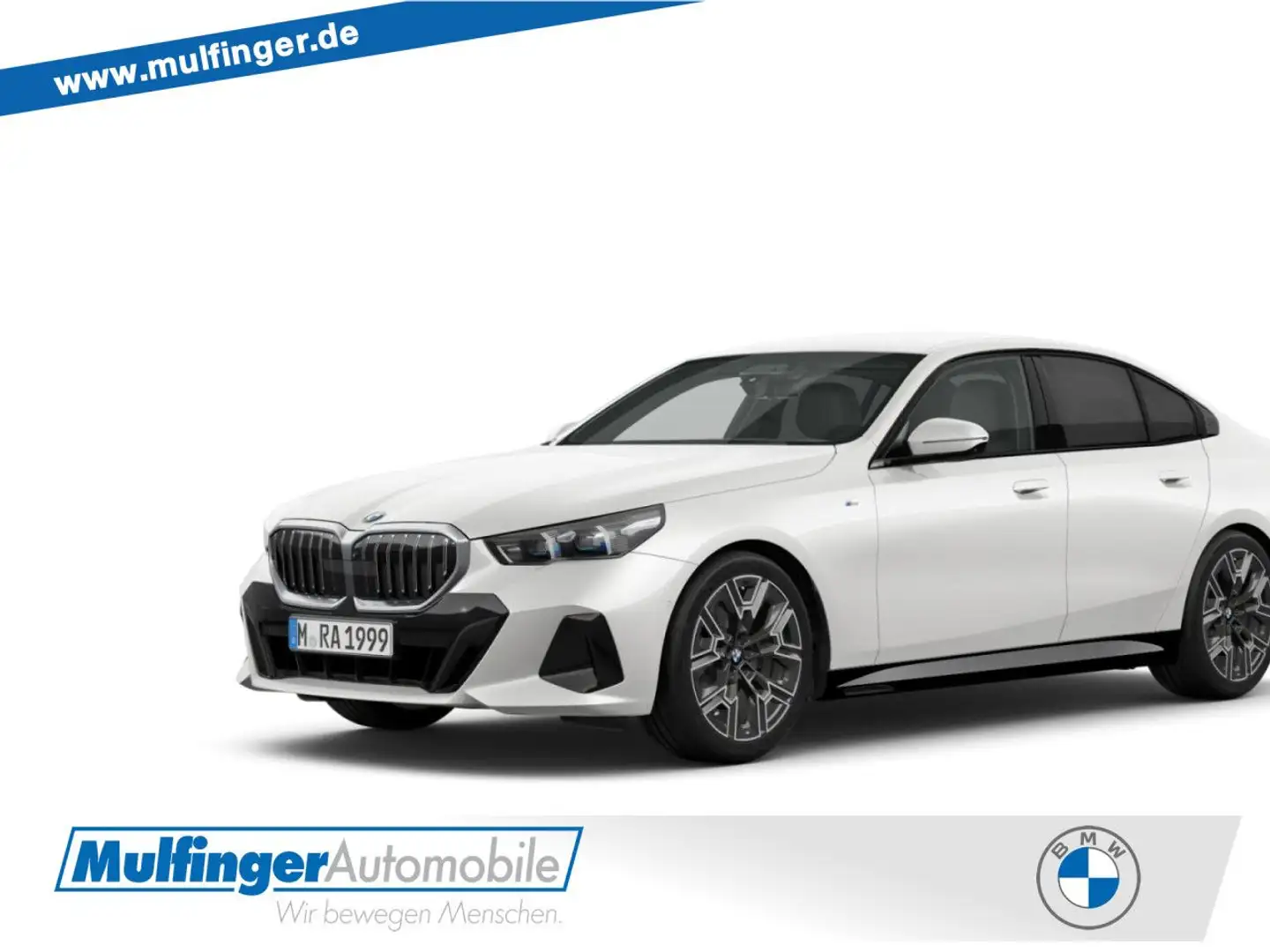 BMW 520 d xDr.M Sport SuView ACC HUD AHK DrivParkAss+ Weiß - 1