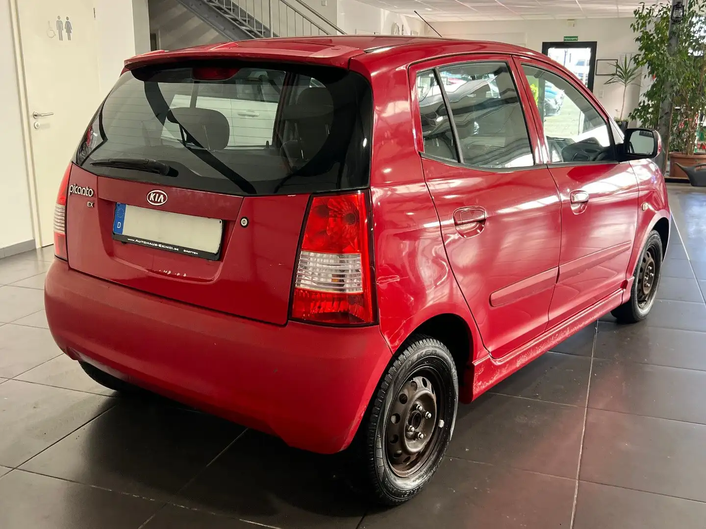 Kia Picanto 1.1 EX Automatik **Klima*SHZ*5-Türig** Rot - 2