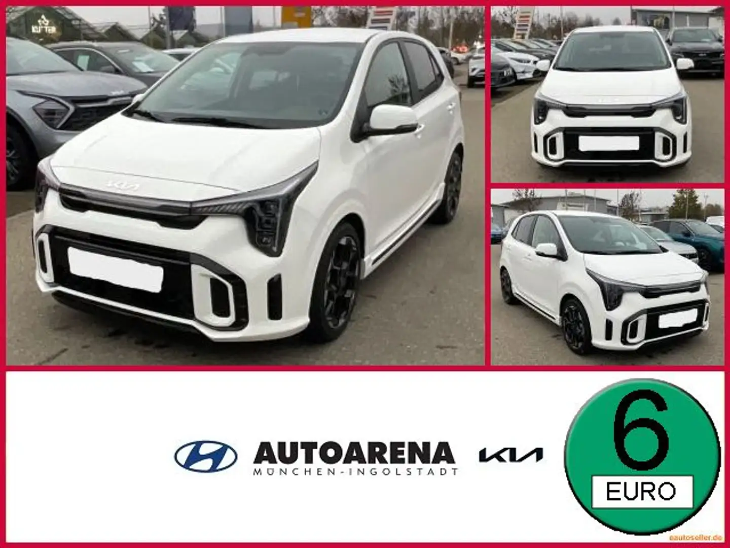 Kia Picanto 1.2 GT-Line RÜCKFAHRKAMERA+CARPLAY+NAVI Weiß - 1