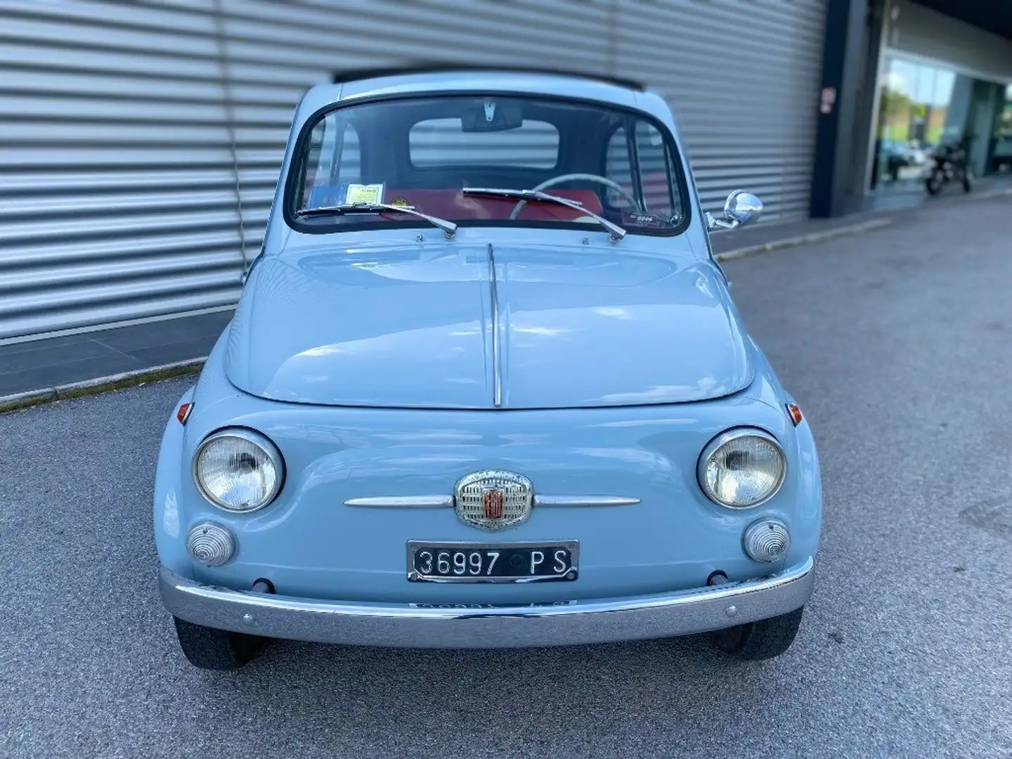 Fiat 500 110D porte controvento trasformabile-convertibile Bleu - 2