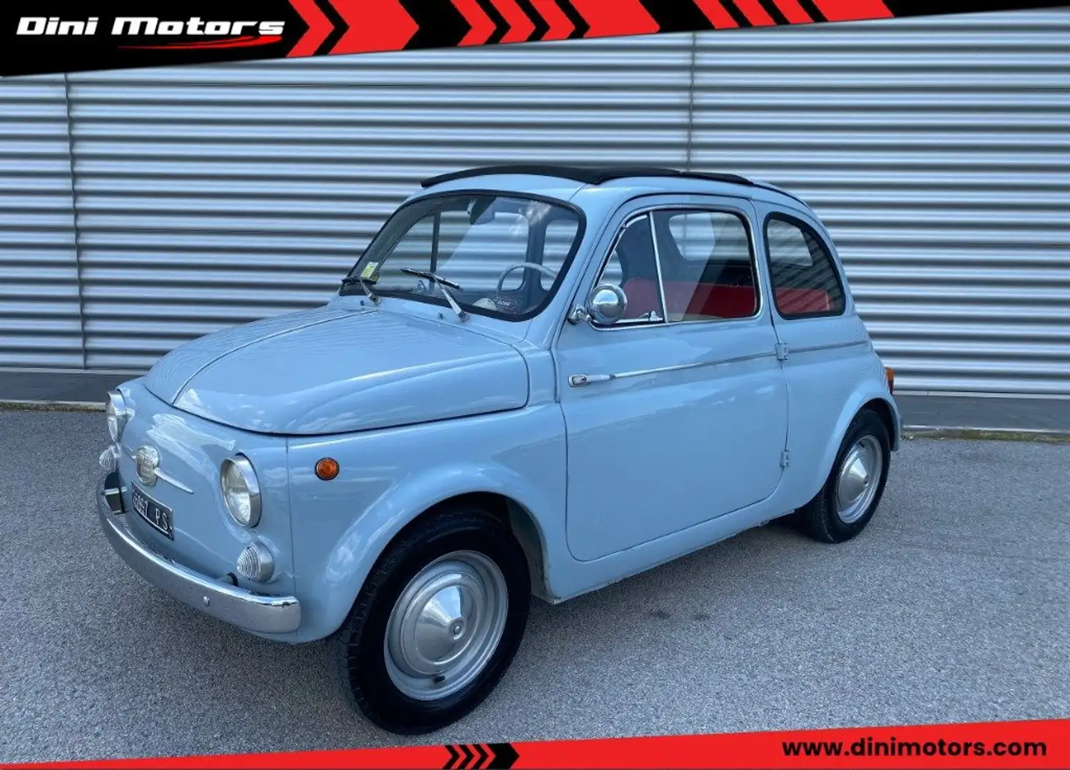 Fiat 500 110D porte controvento trasformabile-convertibile Bleu - 1