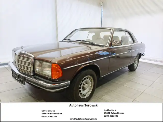 Mercedes-Benz 230 CE Coupe braun beige H-Zulassung AT Schiebedach W1