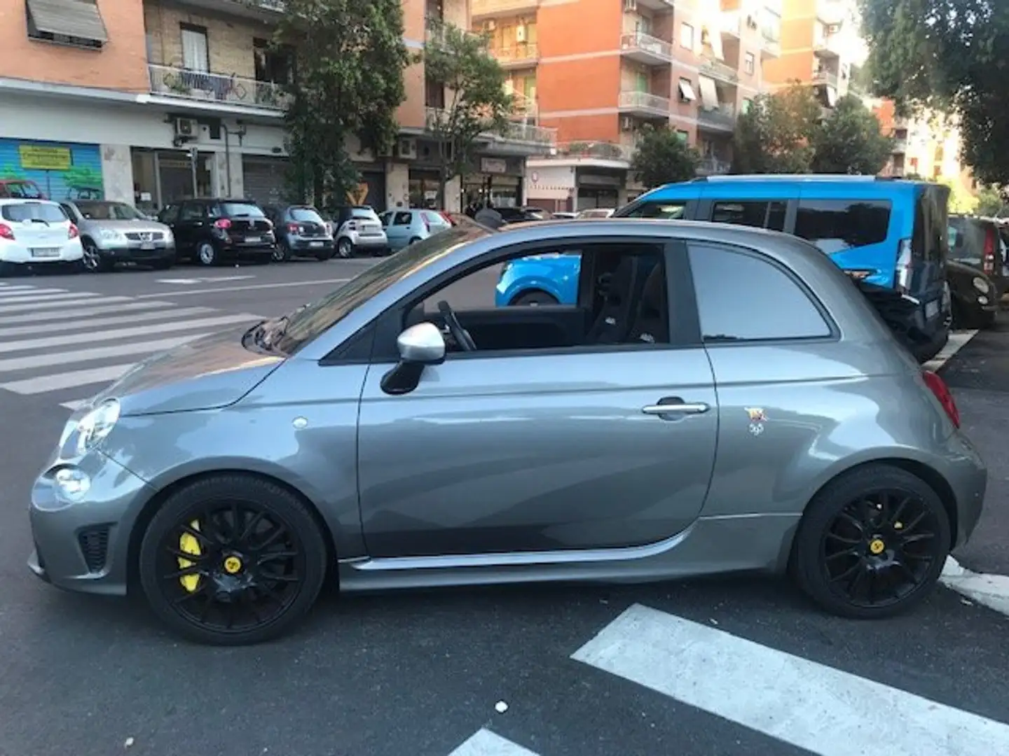 Abarth 595C CABRIO EDIZIONE F 210 CV SCARICO MONZA BREMBO 330 Grigio - 1