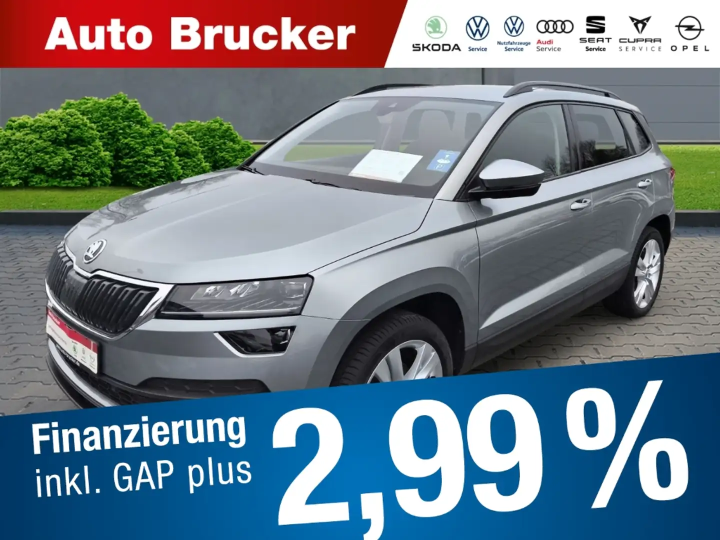 Skoda Karoq Style 1.5 TSI ACT+Alufelgen+Navi+Klimaautomatik+LE Grau - 1