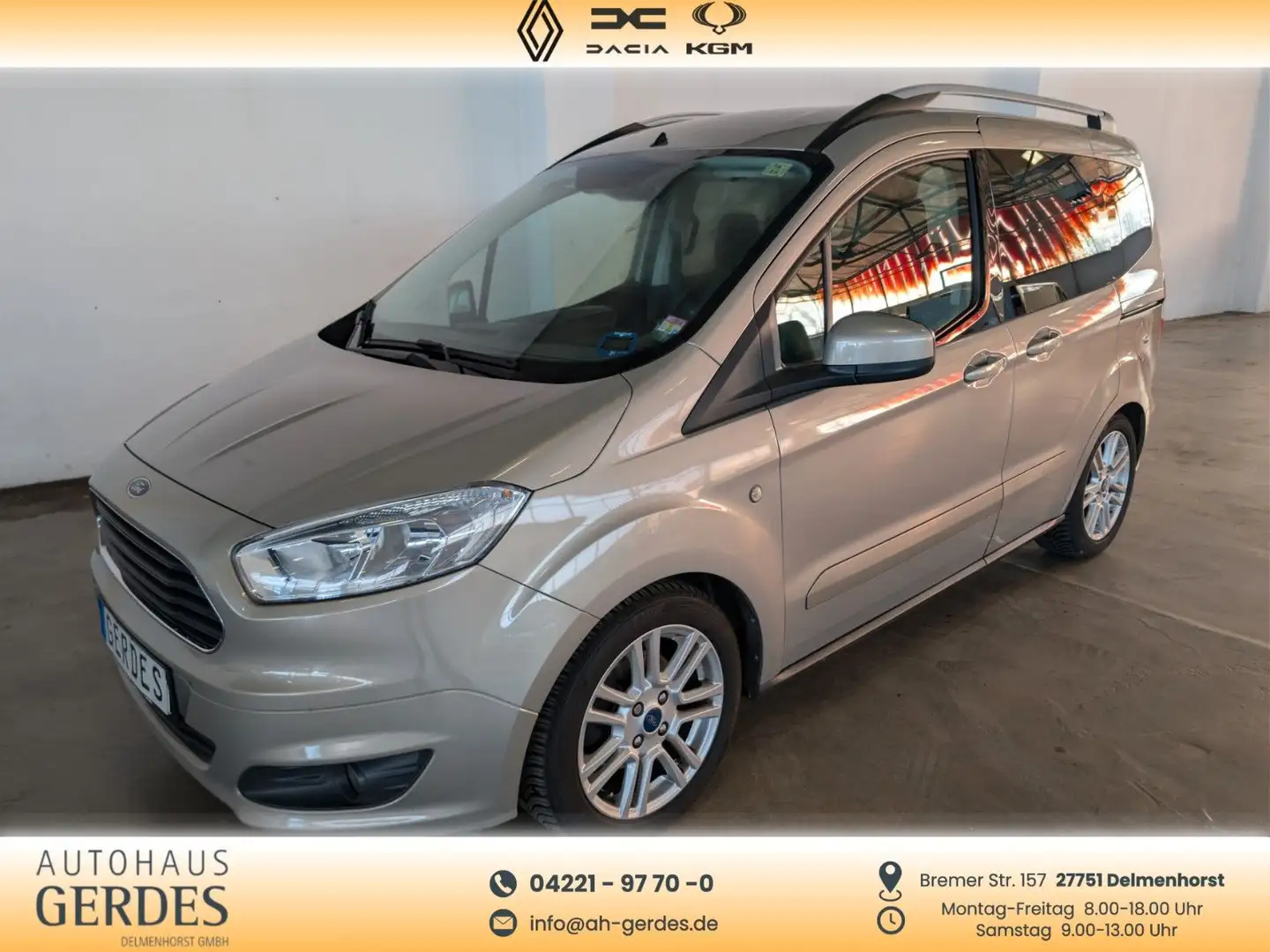 Ford Tourneo Courier Trend 1.6 TDCi Plateado - 1